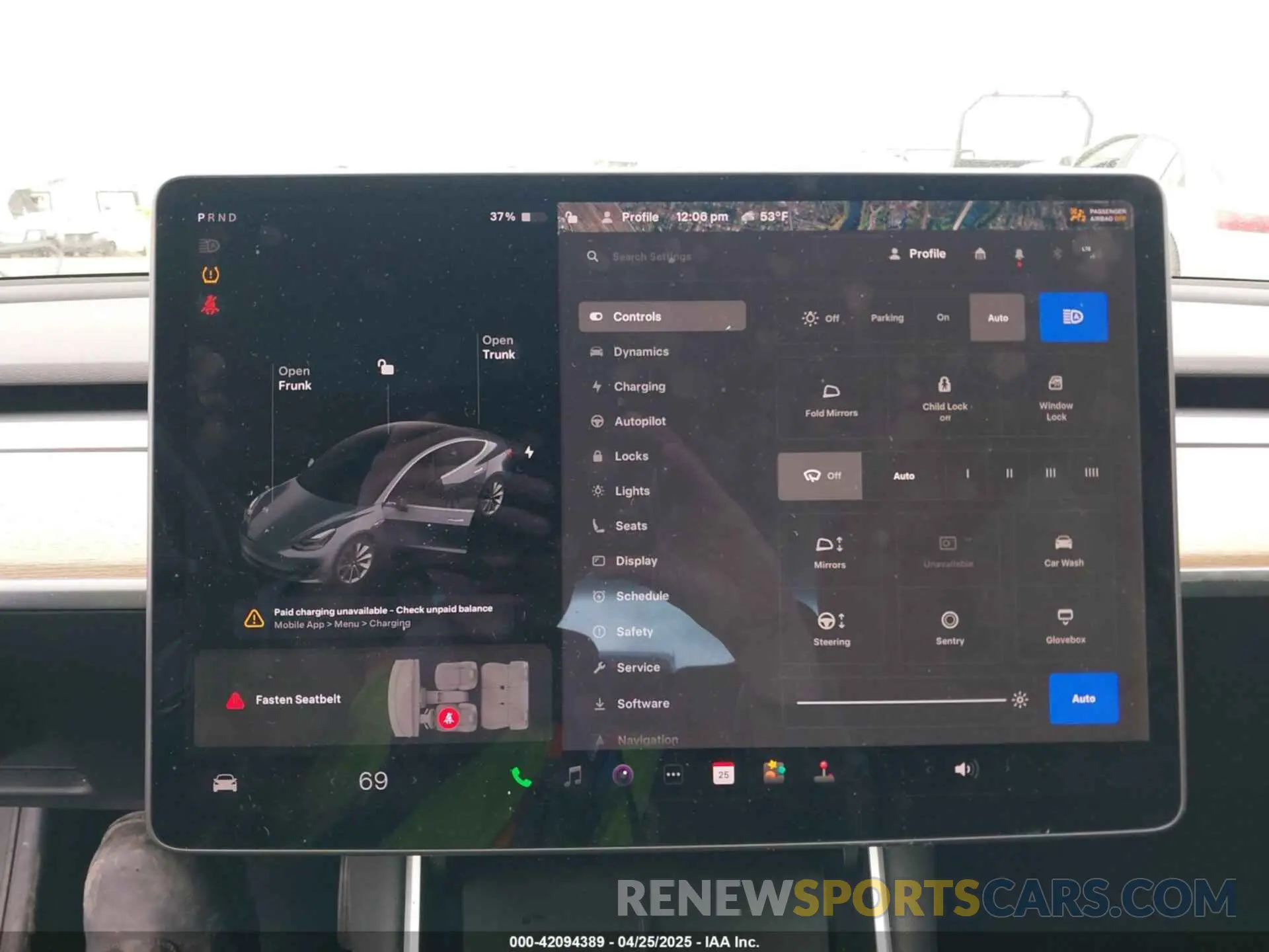18 fotografías del automóvil dañado 5YJ3E1EB7KF205883 TESLA MODEL 3 2019