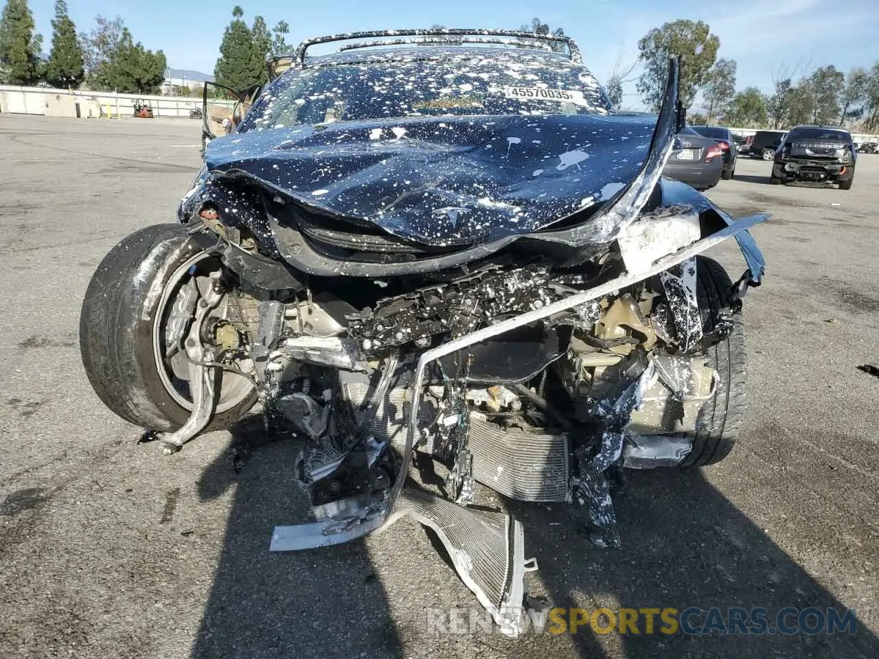 5 fotografías del automóvil dañado 5YJ3E1EB7KF364564 TESLA MODEL 3 2019