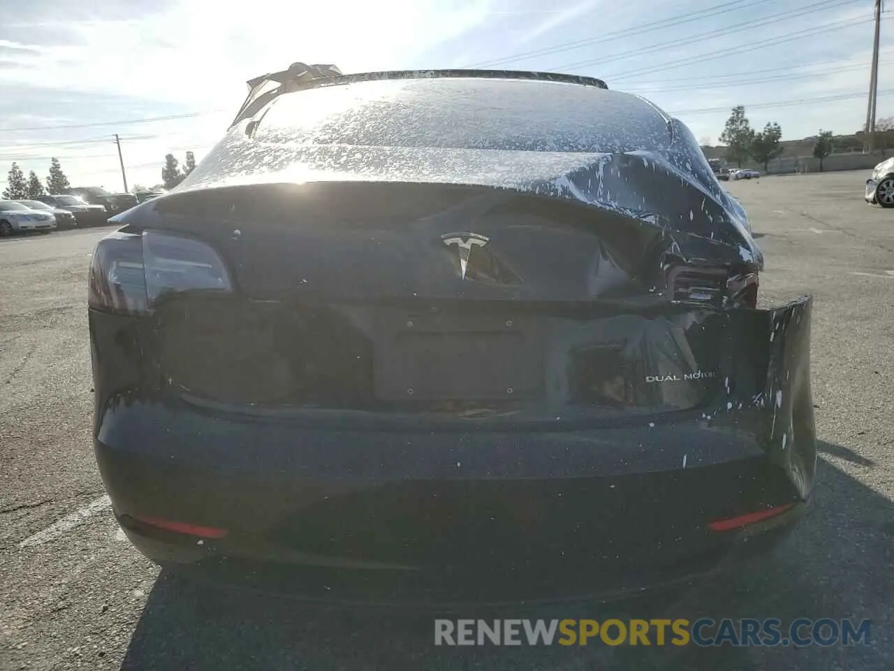 6 fotografías del automóvil dañado 5YJ3E1EB7KF364564 TESLA MODEL 3 2019