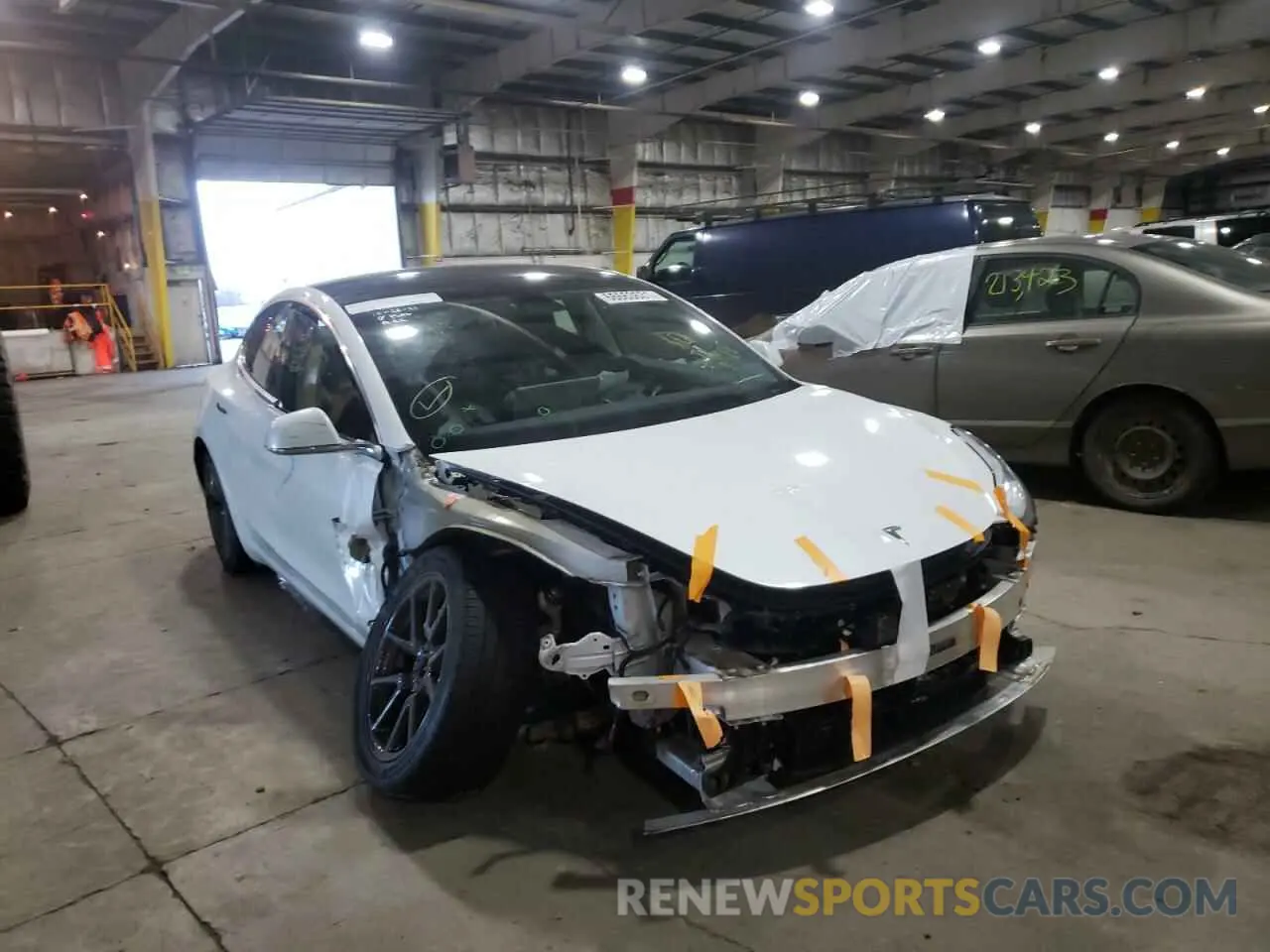 1 fotografías del automóvil dañado 5YJ3E1EB7KF433415 TESLA MODEL 3 2019