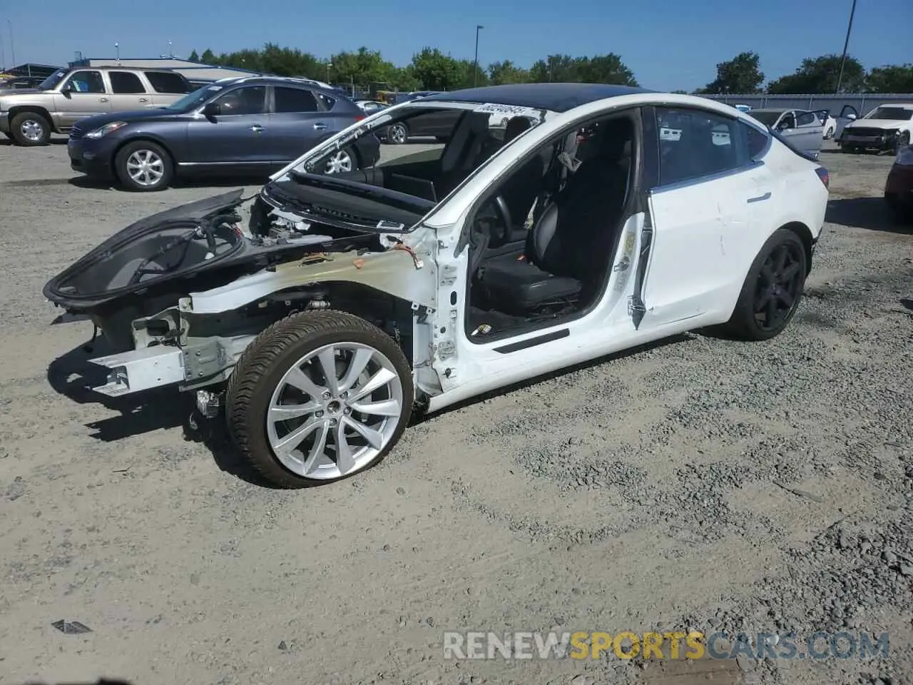 1 fotografías del automóvil dañado 5YJ3E1EB7KF433463 TESLA MODEL 3 2019