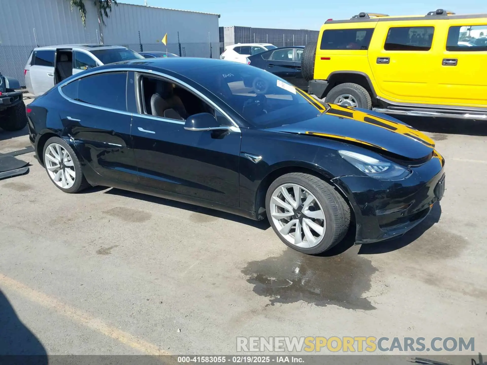 1 fotografías del automóvil dañado 5YJ3E1EB7KF433608 TESLA MODEL 3 2019