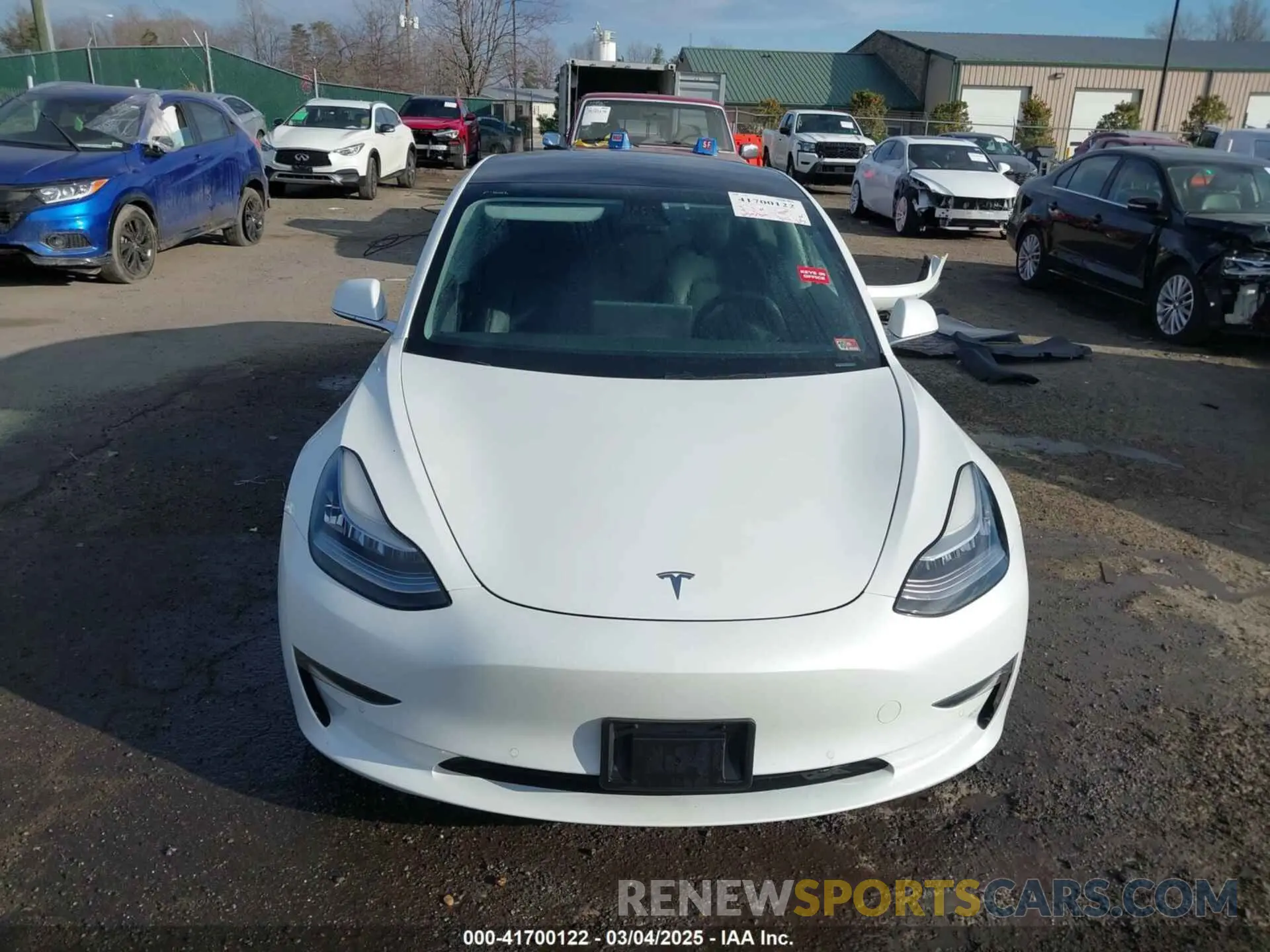 13 fotografías del automóvil dañado 5YJ3E1EB7KF442390 TESLA MODEL 3 2019