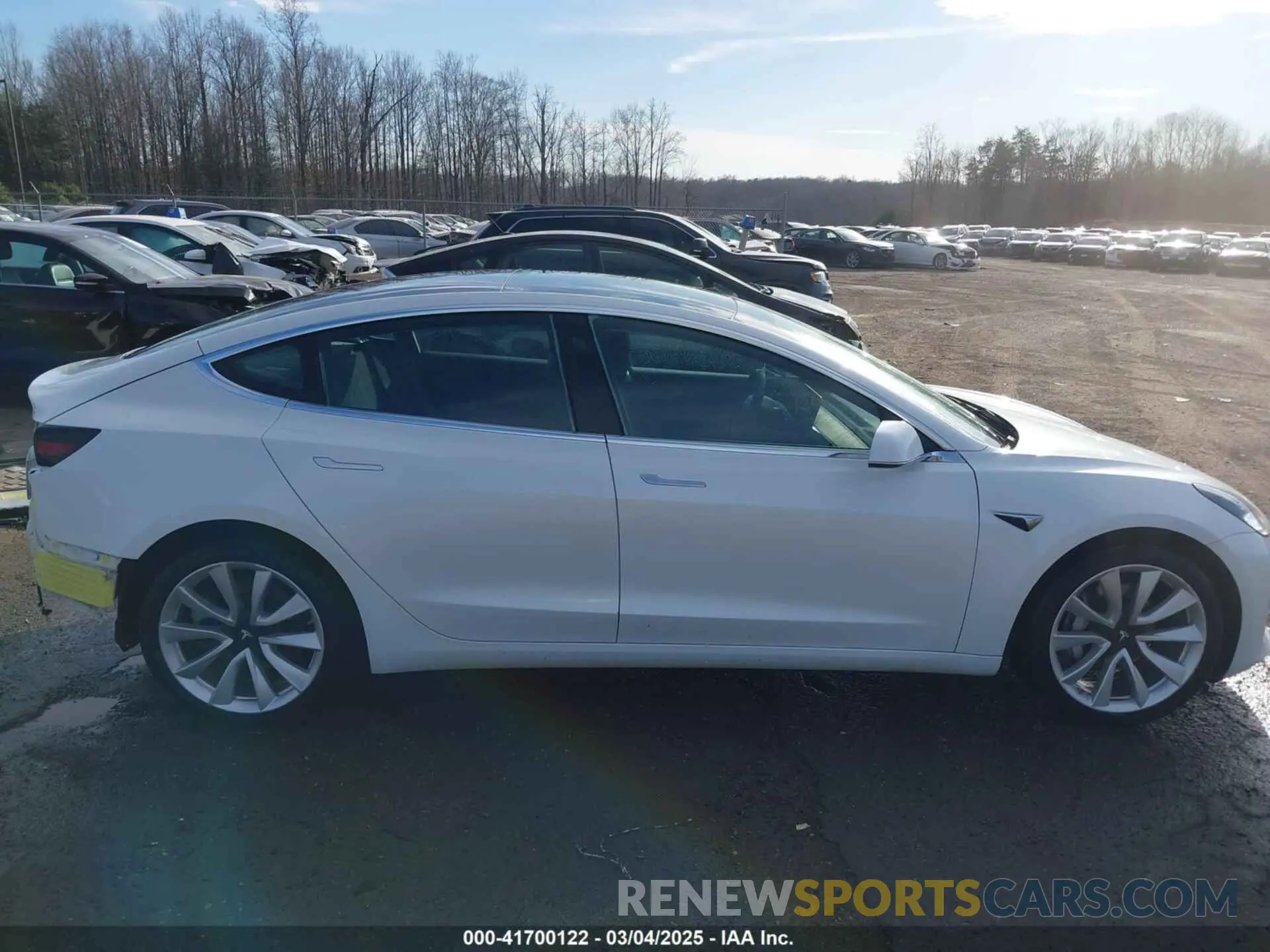 14 fotografías del automóvil dañado 5YJ3E1EB7KF442390 TESLA MODEL 3 2019
