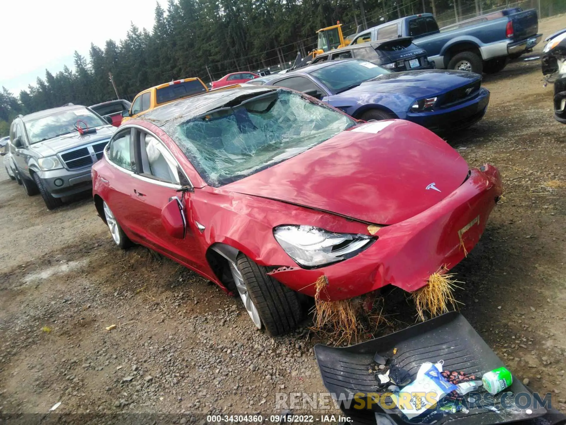1 fotografías del automóvil dañado 5YJ3E1EB7KF450876 TESLA MODEL 3 2019