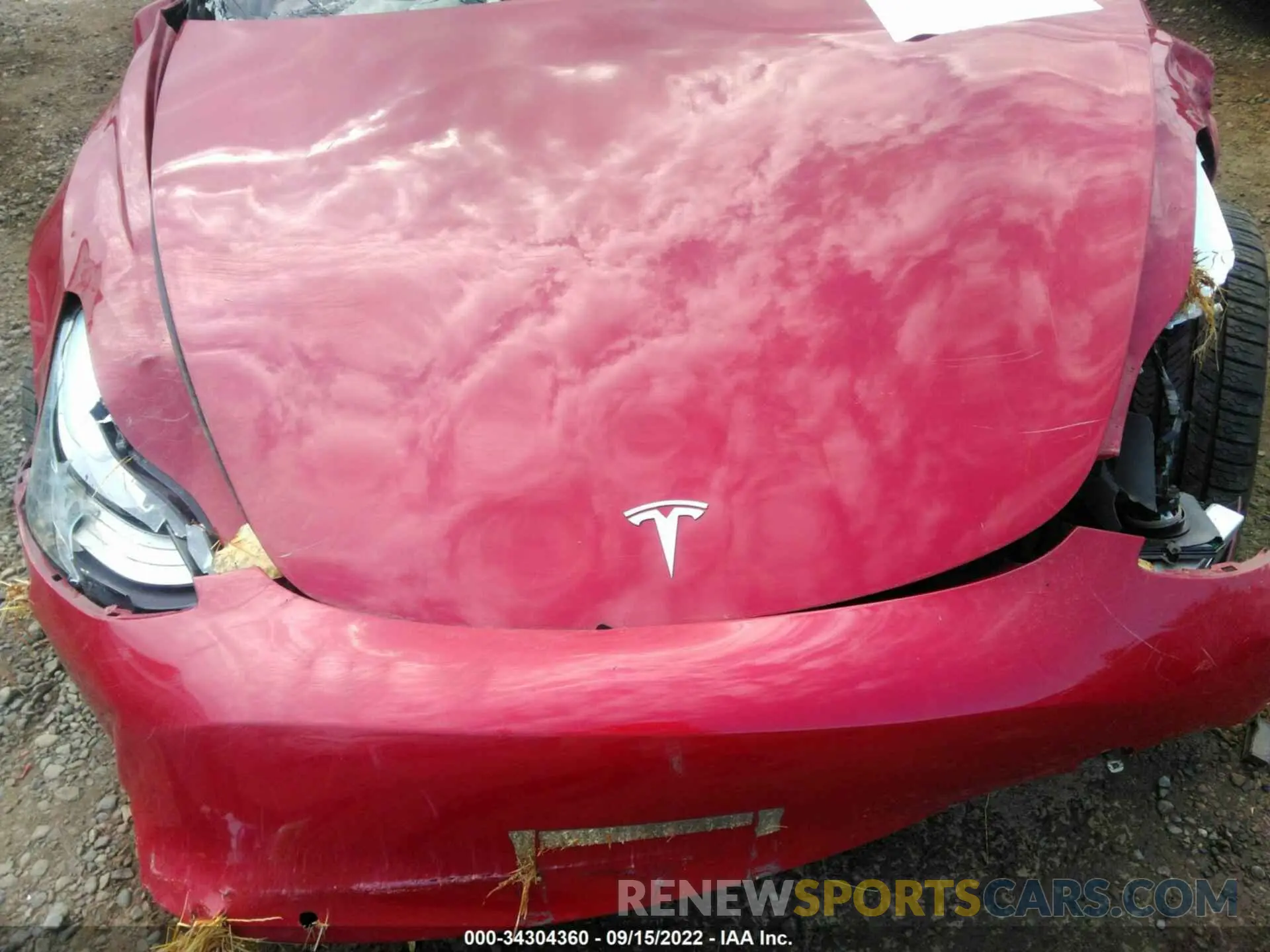 10 fotografías del automóvil dañado 5YJ3E1EB7KF450876 TESLA MODEL 3 2019