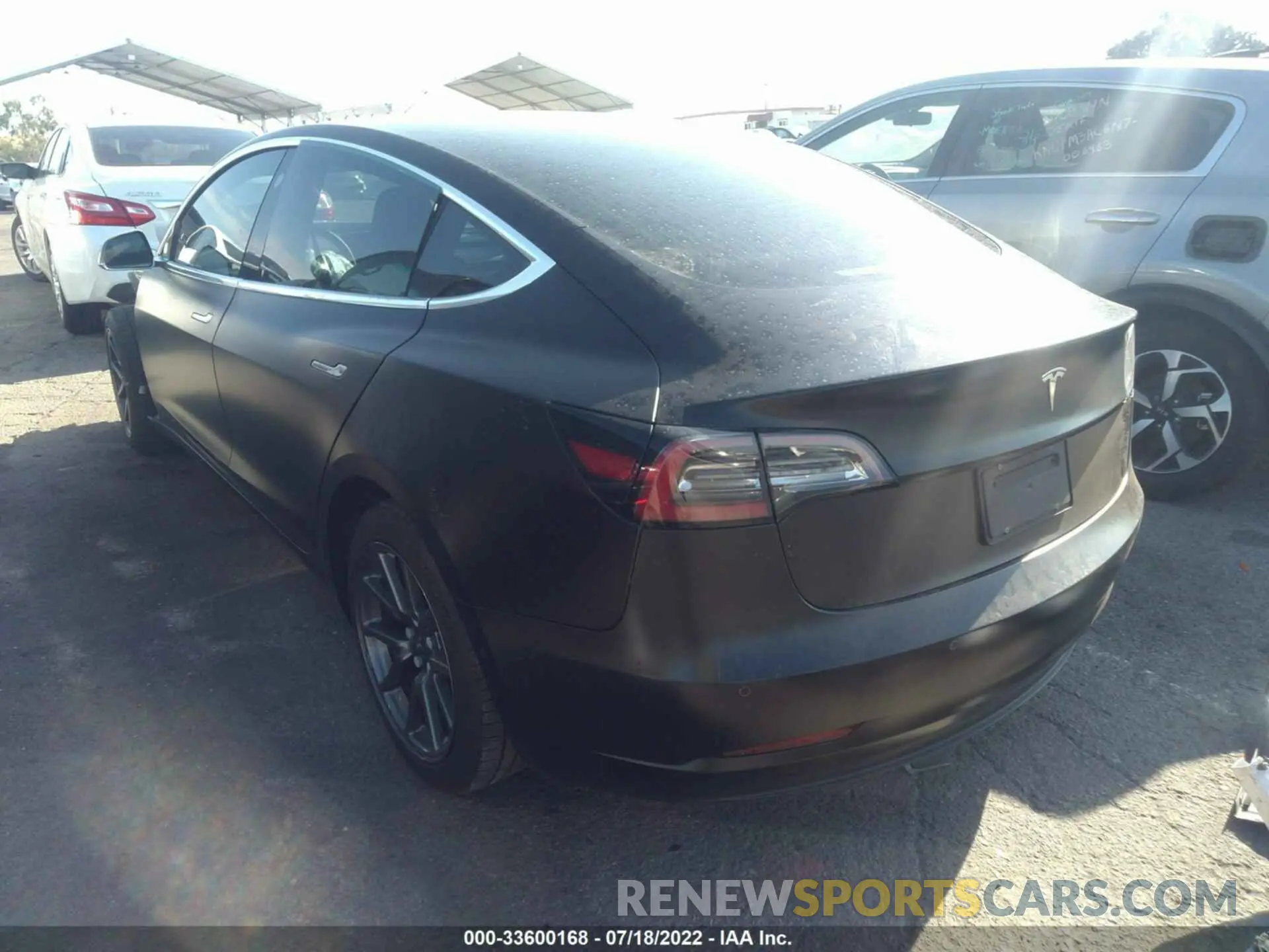 3 fotografías del automóvil dañado 5YJ3E1EB7KF451753 TESLA MODEL 3 2019