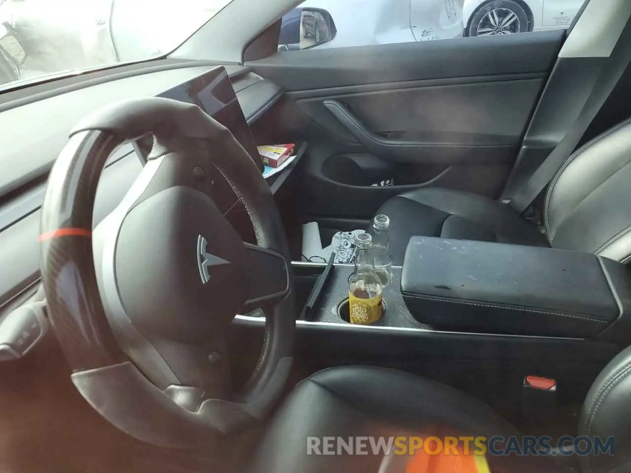 7 fotografías del automóvil dañado 5YJ3E1EB7KF452885 TESLA MODEL 3 2019