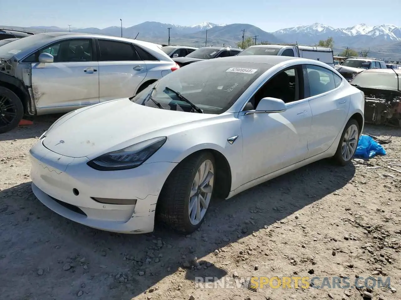 1 fotografías del automóvil dañado 5YJ3E1EB7KF453308 TESLA MODEL 3 2019