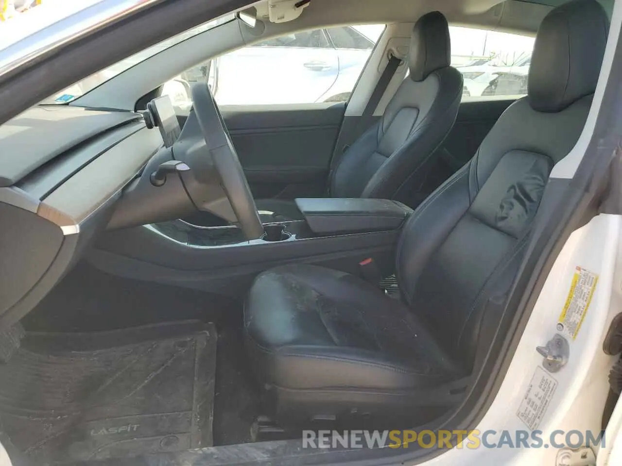 7 fotografías del automóvil dañado 5YJ3E1EB7KF453308 TESLA MODEL 3 2019