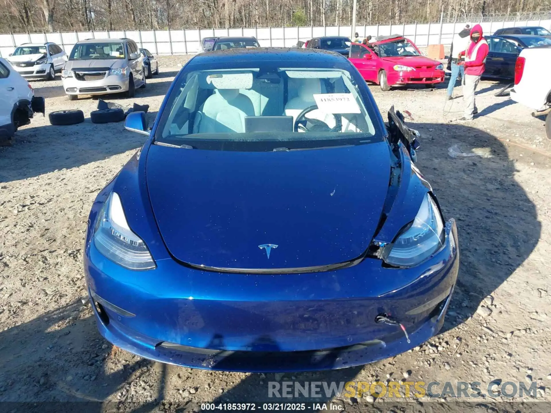 12 fotografías del automóvil dañado 5YJ3E1EB7KF454636 TESLA MODEL 3 2019