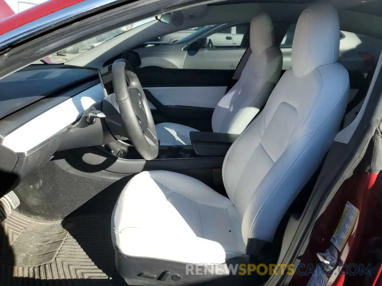 7 fotografías del automóvil dañado 5YJ3E1EB7KF454894 TESLA MODEL 3 2019