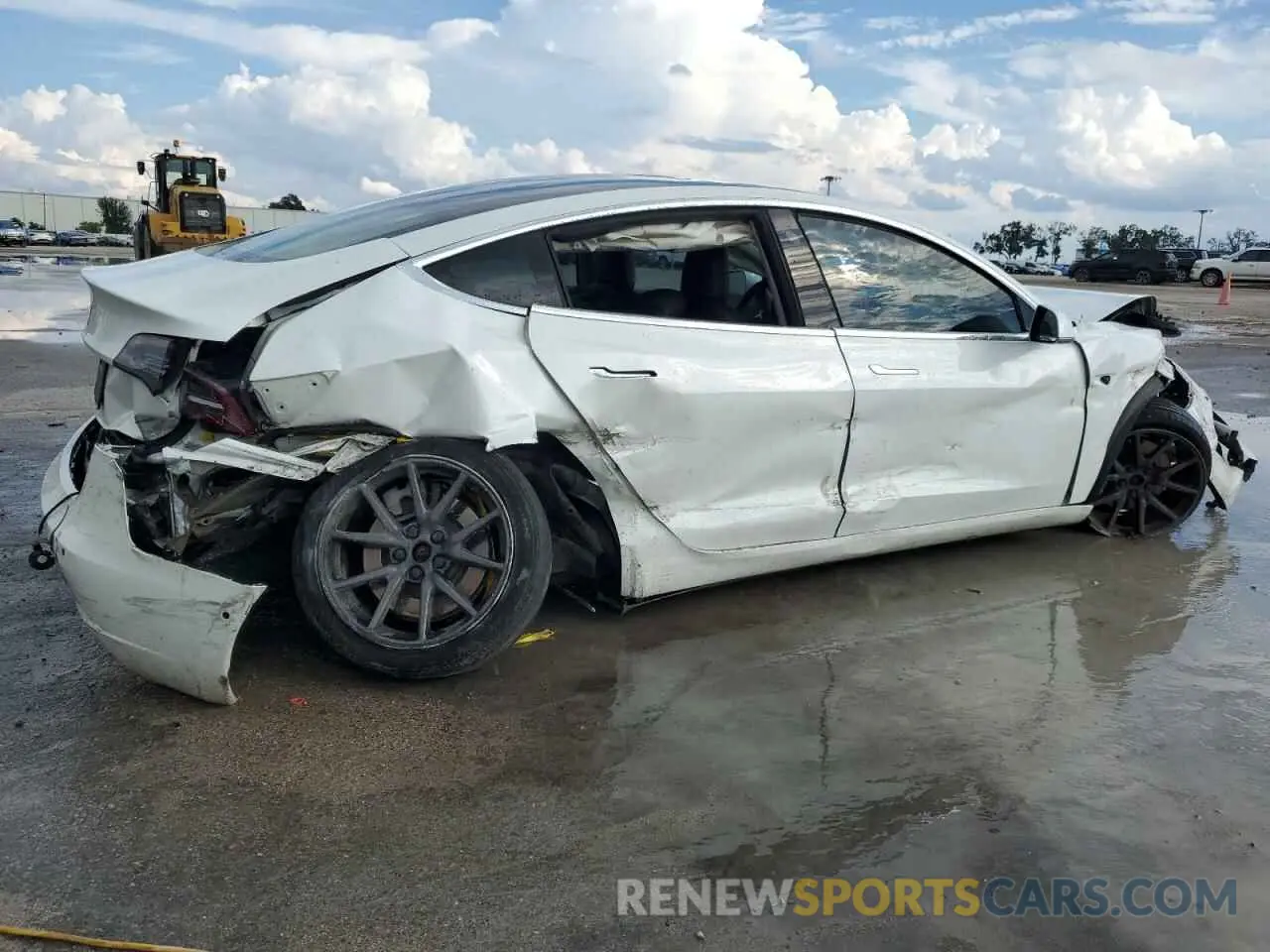 3 fotografías del automóvil dañado 5YJ3E1EB7KF469749 TESLA MODEL 3 2019