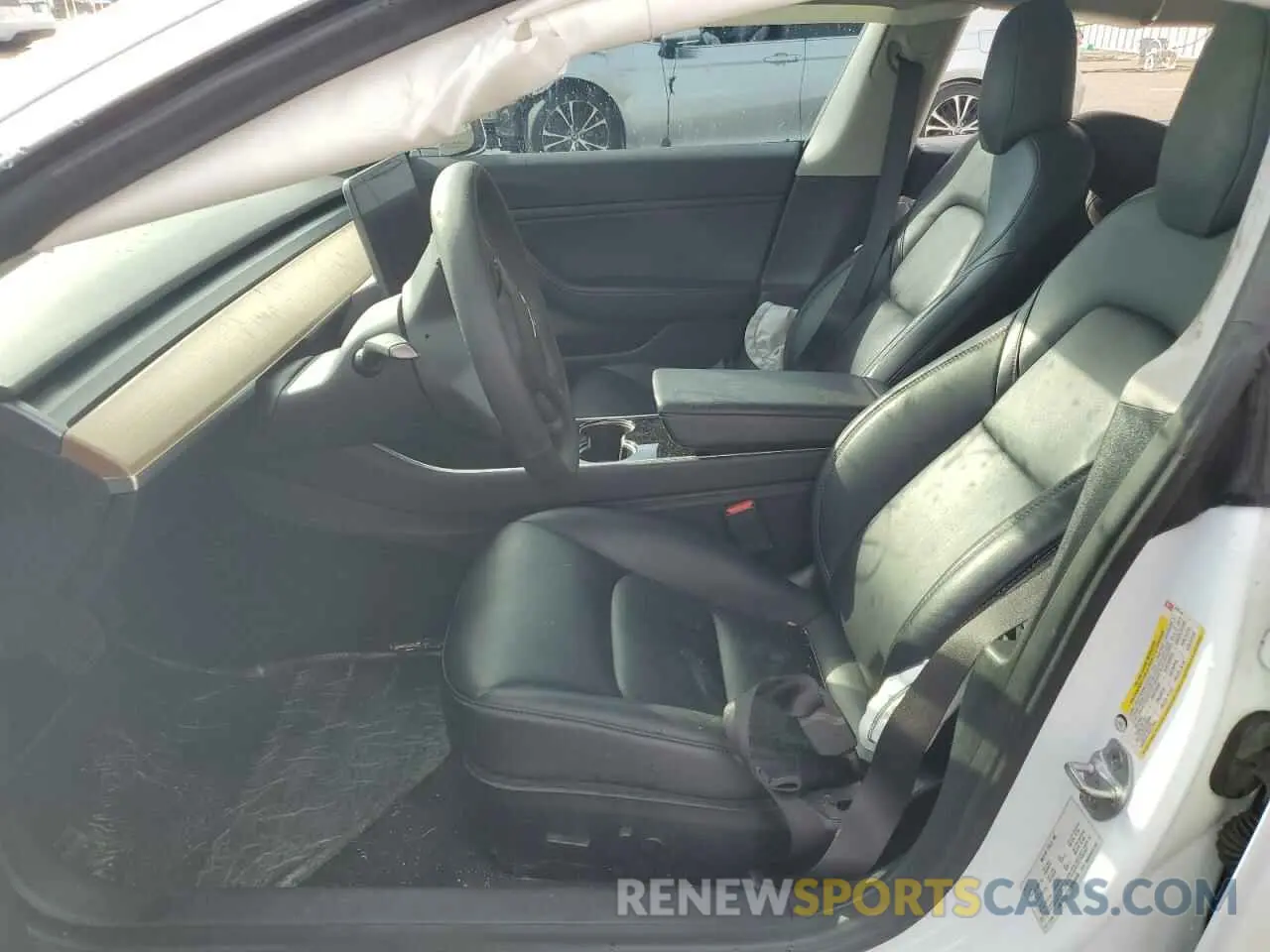 7 fotografías del automóvil dañado 5YJ3E1EB7KF469749 TESLA MODEL 3 2019