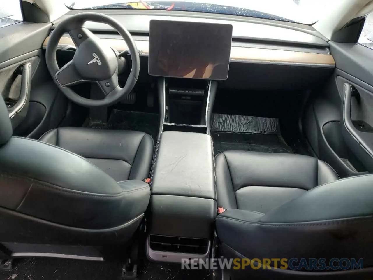 8 fotografías del automóvil dañado 5YJ3E1EB7KF469749 TESLA MODEL 3 2019