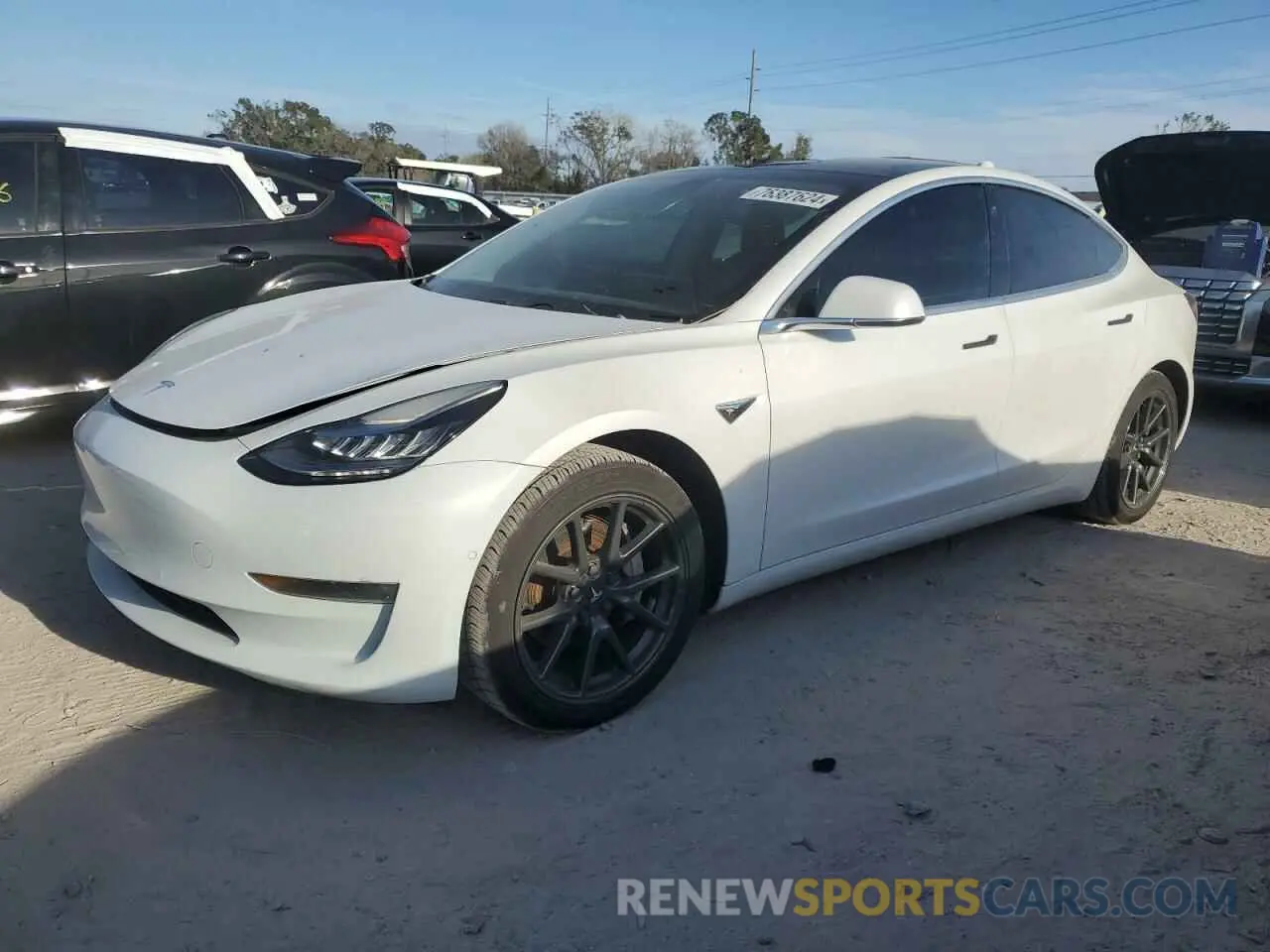 1 fotografías del automóvil dañado 5YJ3E1EB7KF510574 TESLA MODEL 3 2019