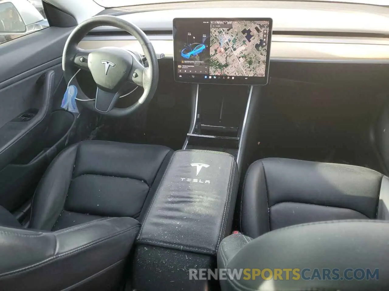 8 fotografías del automóvil dañado 5YJ3E1EB7KF510574 TESLA MODEL 3 2019