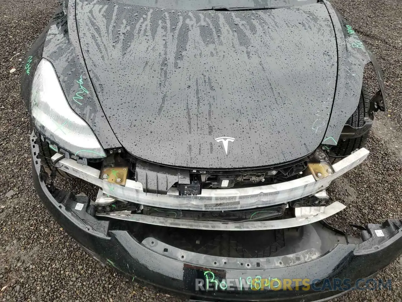 11 fotografías del automóvil dañado 5YJ3E1EB8KF192464 TESLA MODEL 3 2019