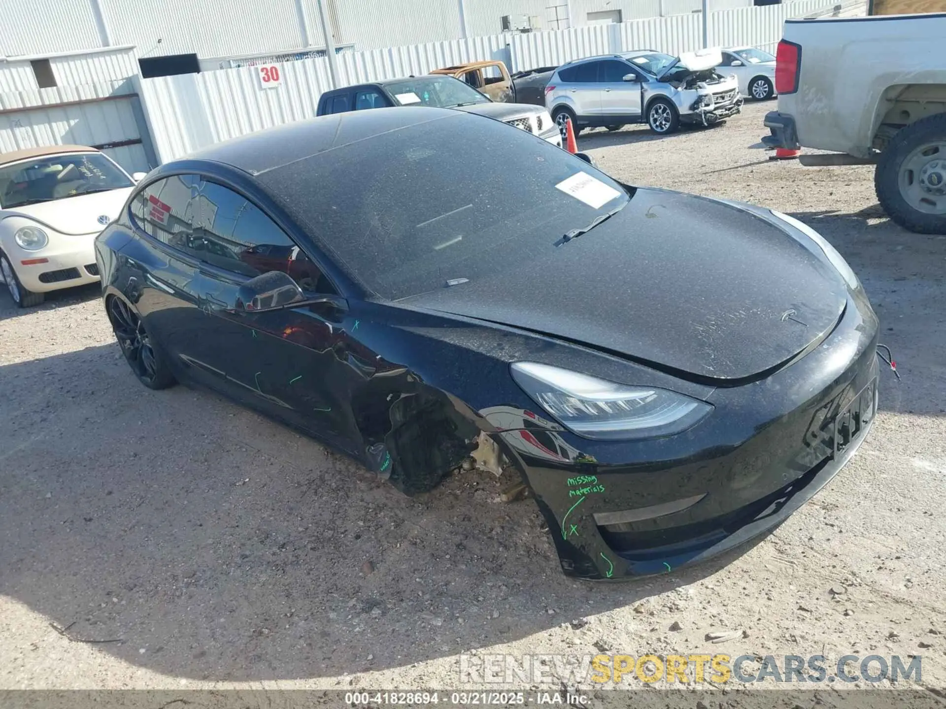 1 fotografías del automóvil dañado 5YJ3E1EB8KF208923 TESLA MODEL 3 2019