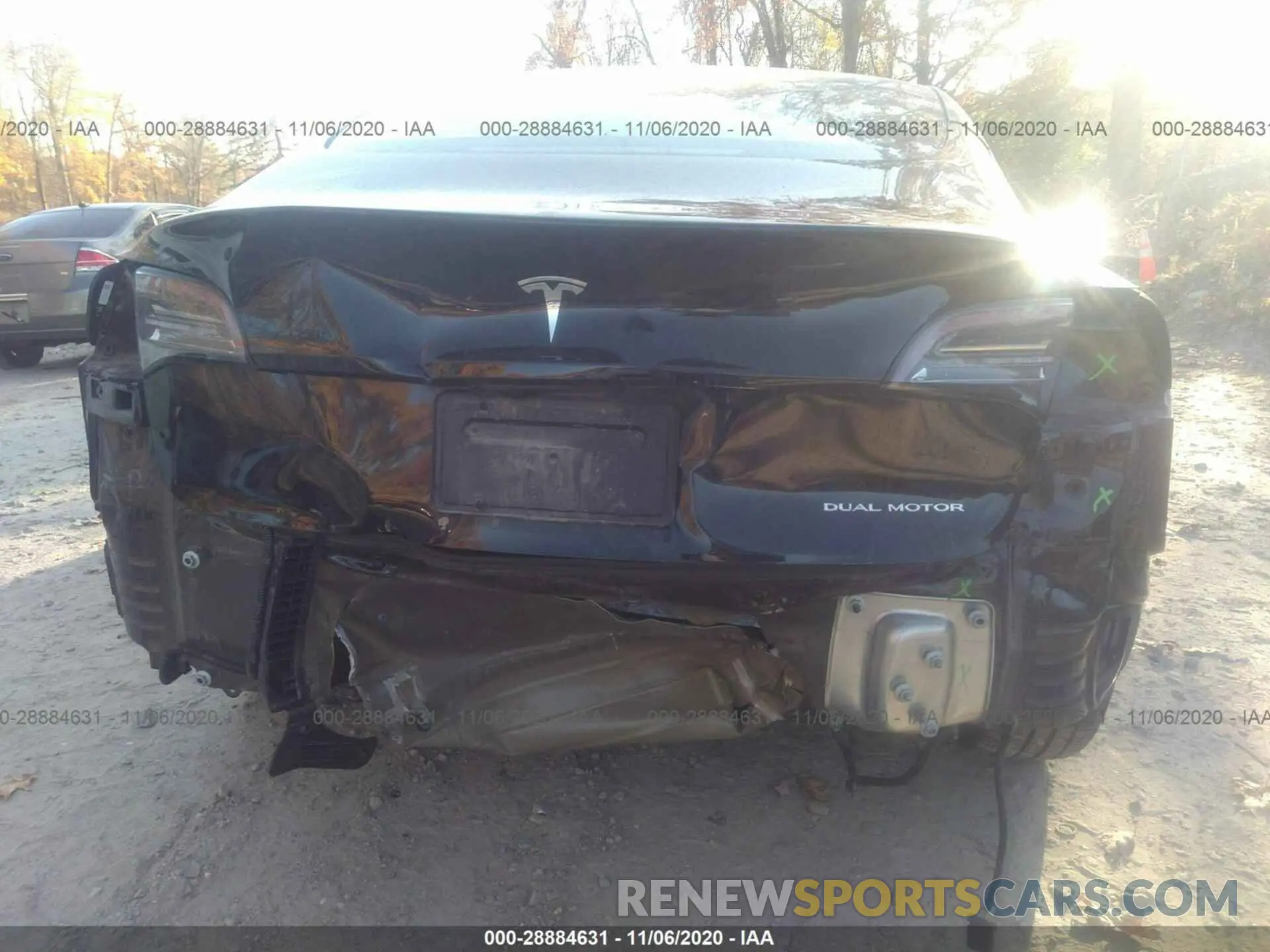 6 fotografías del automóvil dañado 5YJ3E1EB8KF406692 TESLA MODEL 3 2019