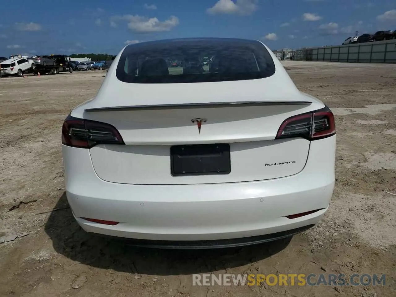 6 fotografías del automóvil dañado 5YJ3E1EB8KF415179 TESLA MODEL 3 2019