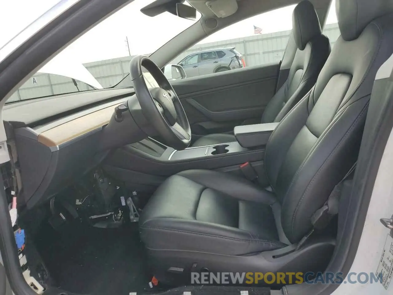 7 fotografías del automóvil dañado 5YJ3E1EB8KF415179 TESLA MODEL 3 2019
