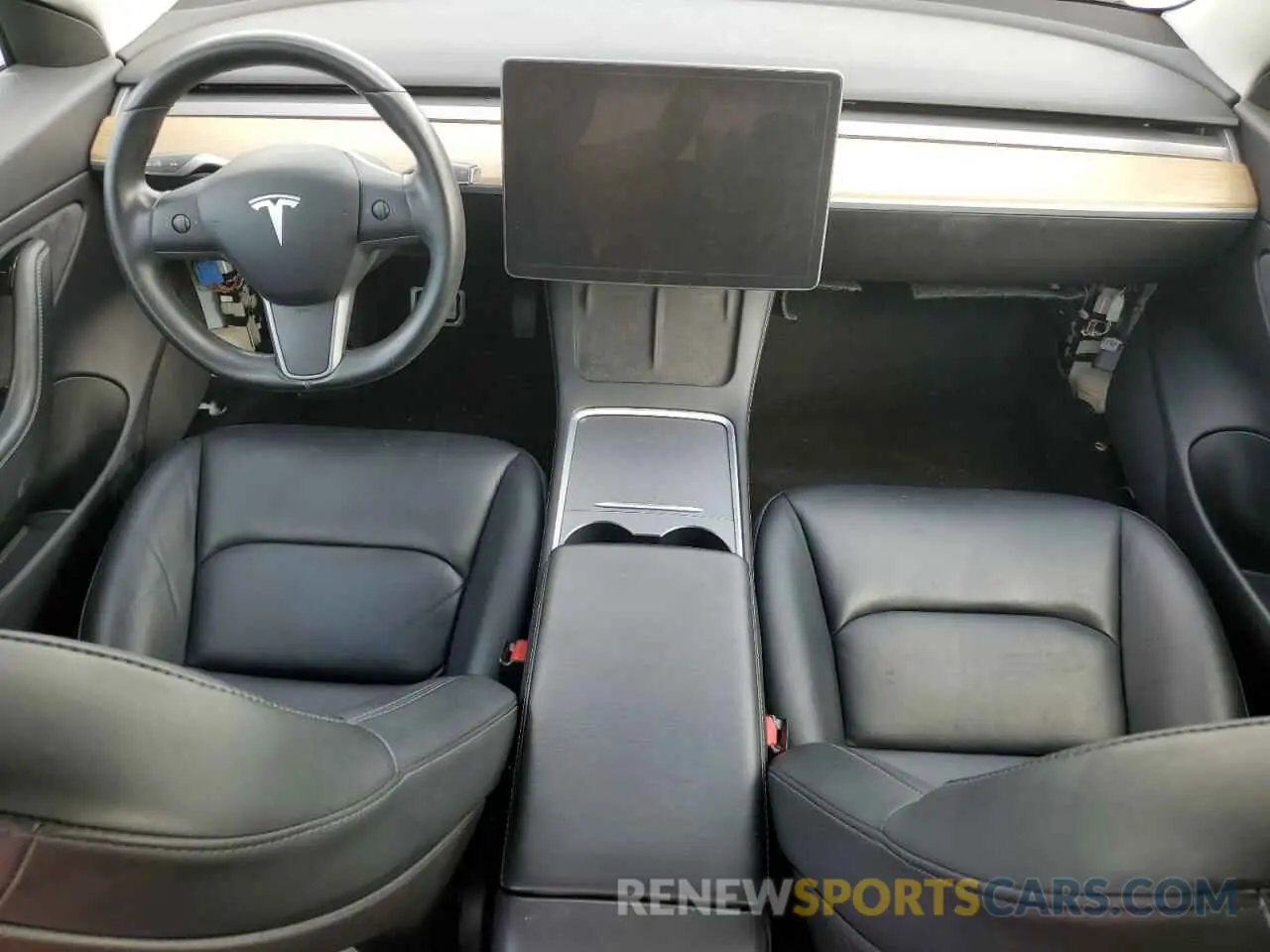 8 fotografías del automóvil dañado 5YJ3E1EB8KF415179 TESLA MODEL 3 2019