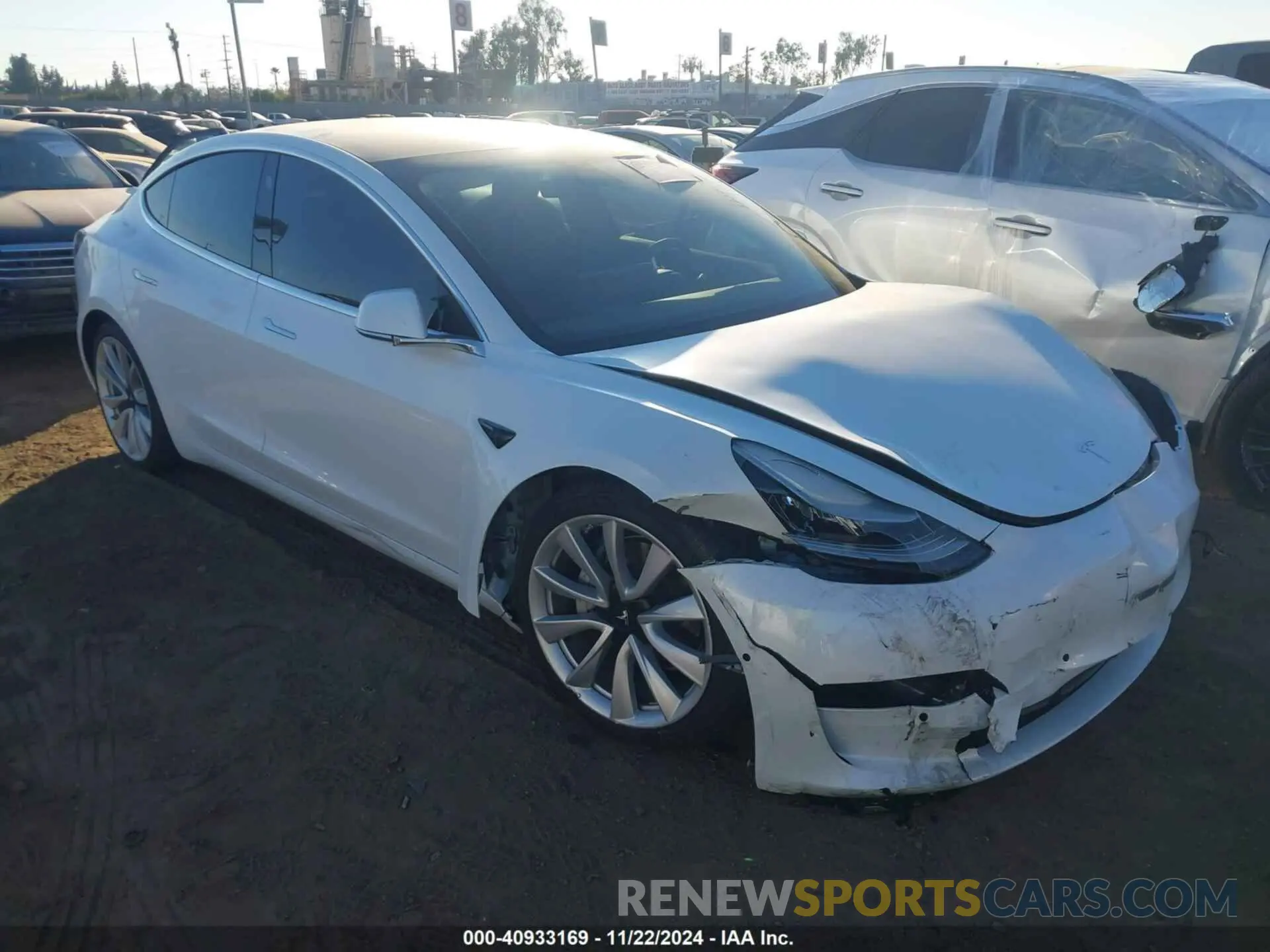 1 fotografías del automóvil dañado 5YJ3E1EB8KF477679 TESLA MODEL 3 2019