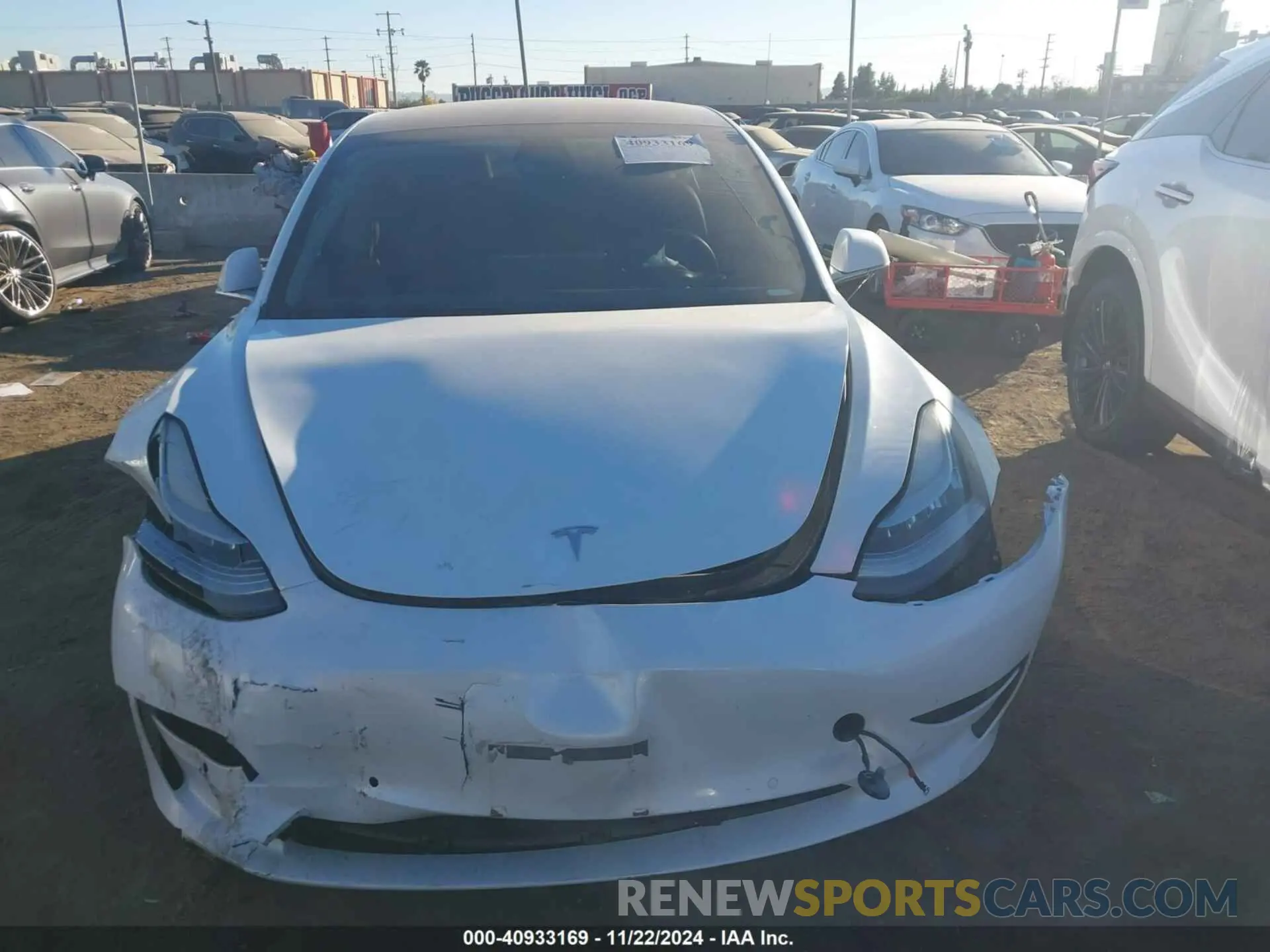 11 fotografías del automóvil dañado 5YJ3E1EB8KF477679 TESLA MODEL 3 2019