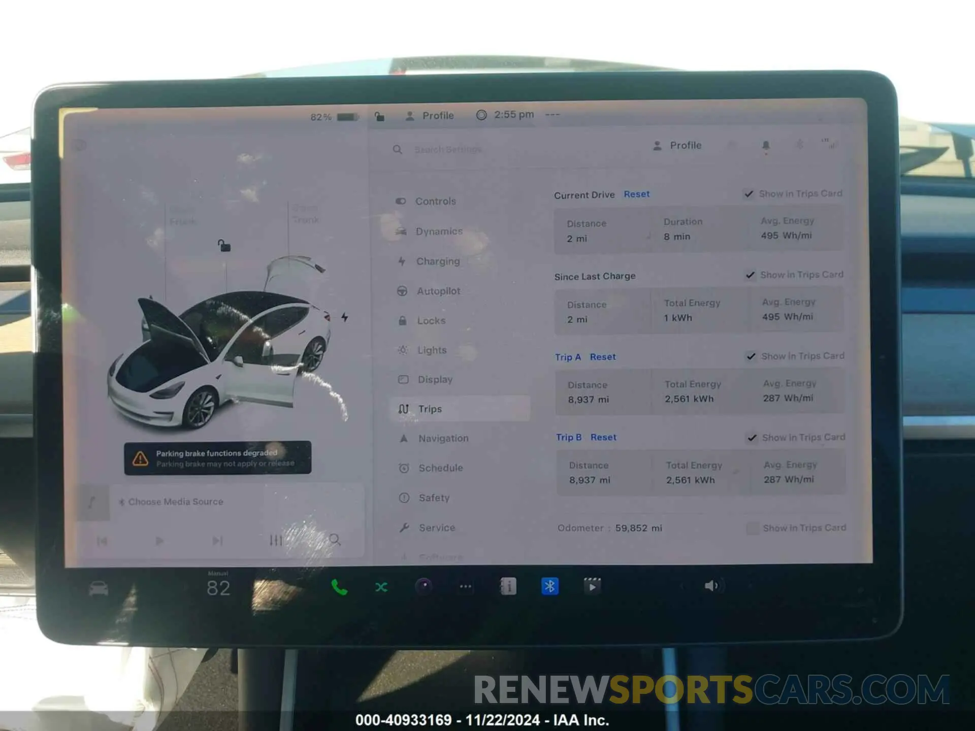 17 fotografías del automóvil dañado 5YJ3E1EB8KF477679 TESLA MODEL 3 2019