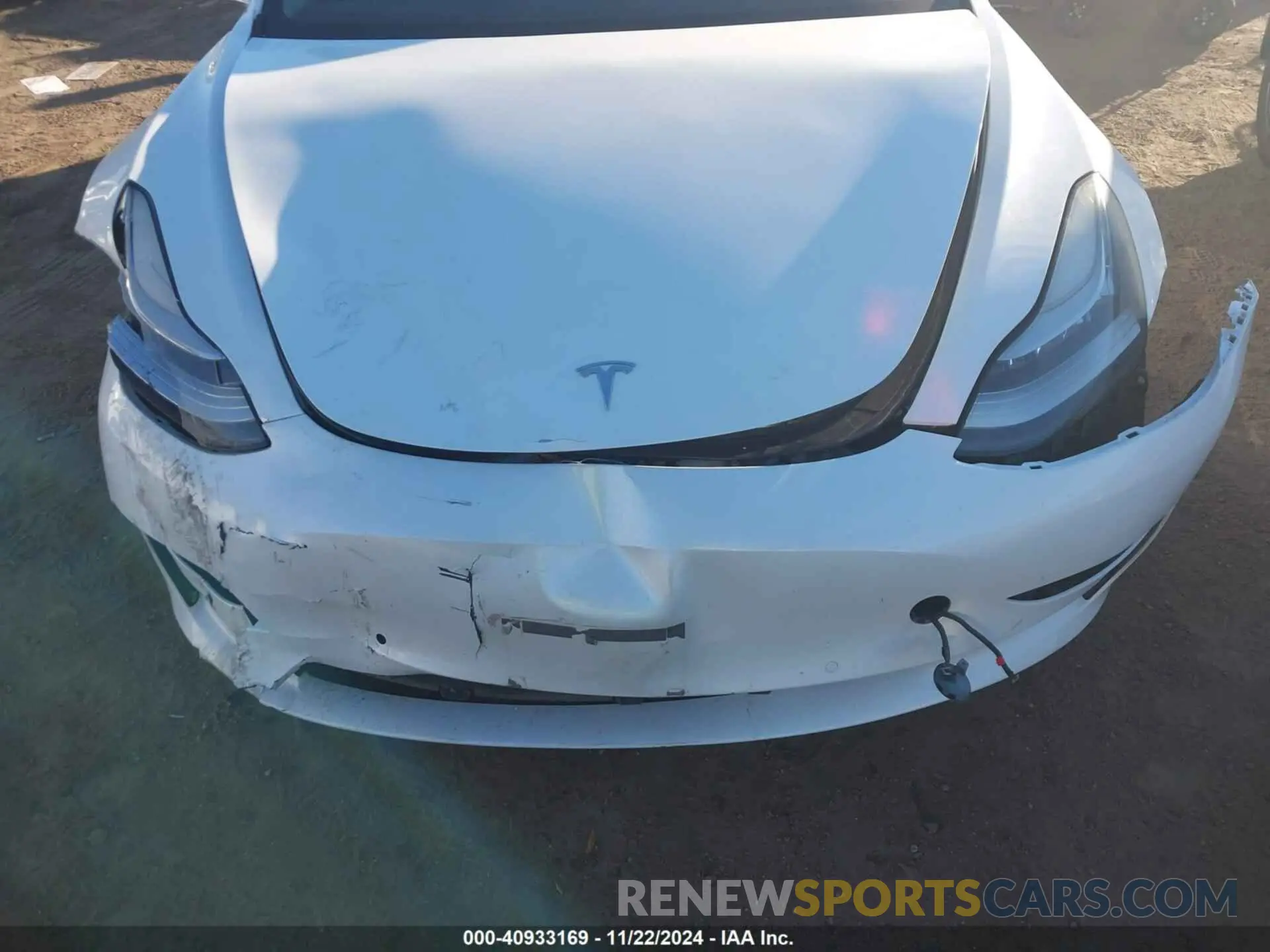 6 fotografías del automóvil dañado 5YJ3E1EB8KF477679 TESLA MODEL 3 2019