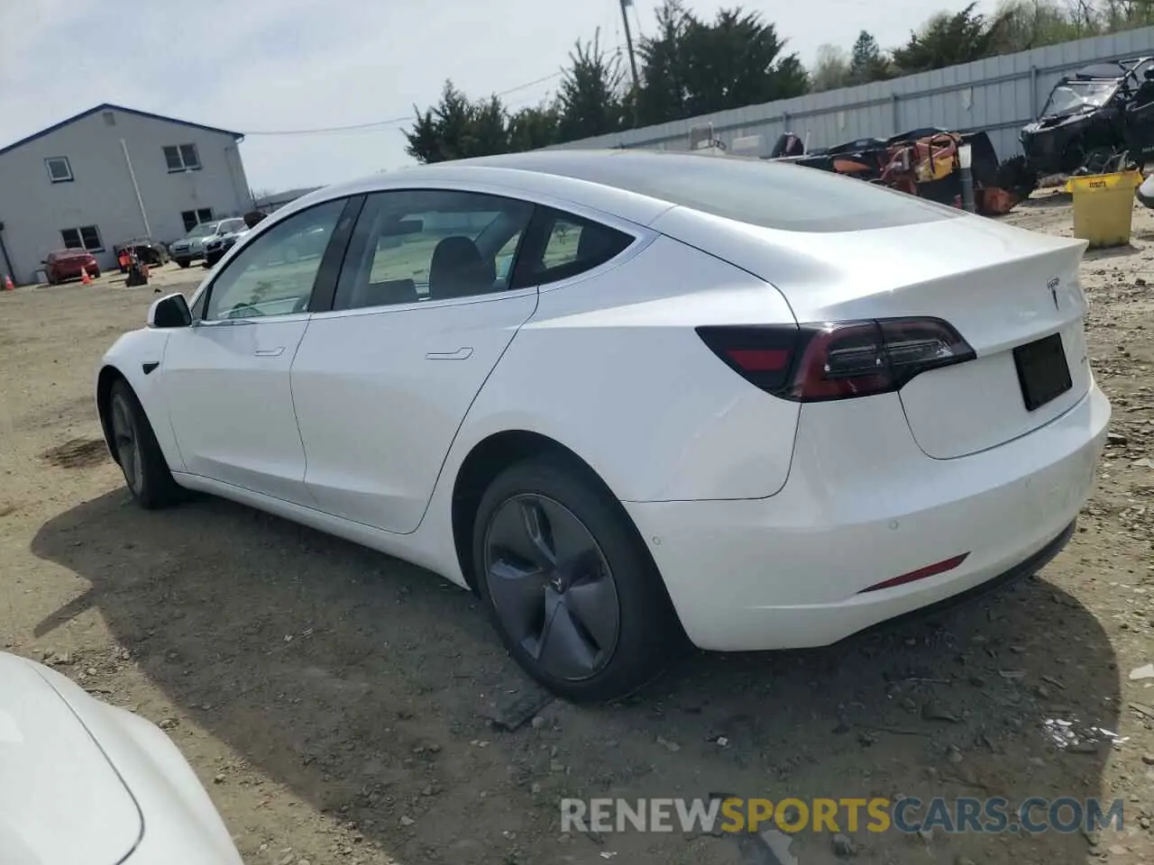 2 fotografías del automóvil dañado 5YJ3E1EB8KF493929 TESLA MODEL 3 2019