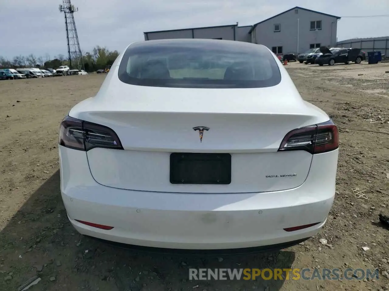 6 fotografías del automóvil dañado 5YJ3E1EB8KF493929 TESLA MODEL 3 2019