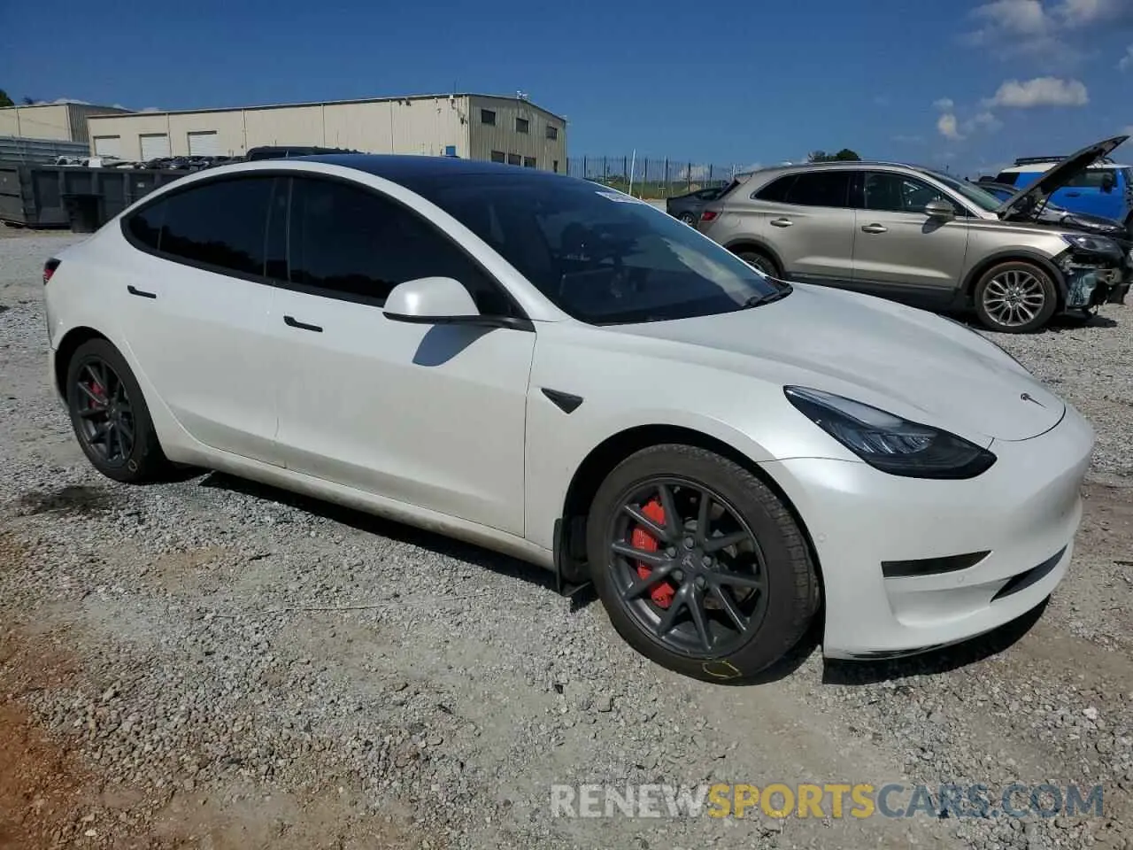 4 fotografías del automóvil dañado 5YJ3E1EB8KF493980 TESLA MODEL 3 2019