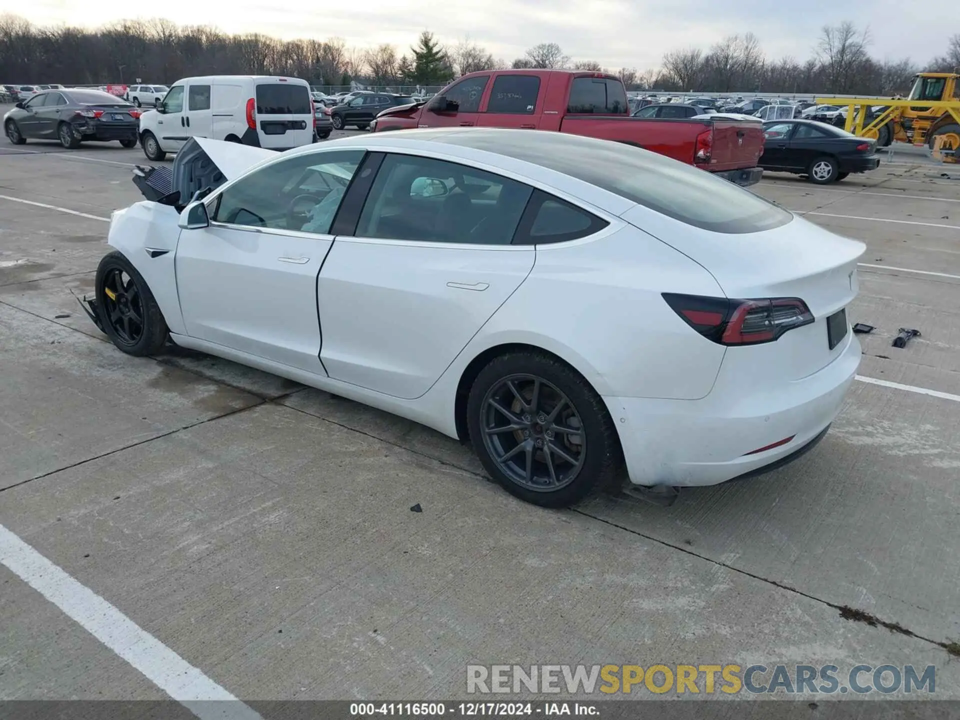 3 fotografías del automóvil dañado 5YJ3E1EB8KF510471 TESLA MODEL 3 2019