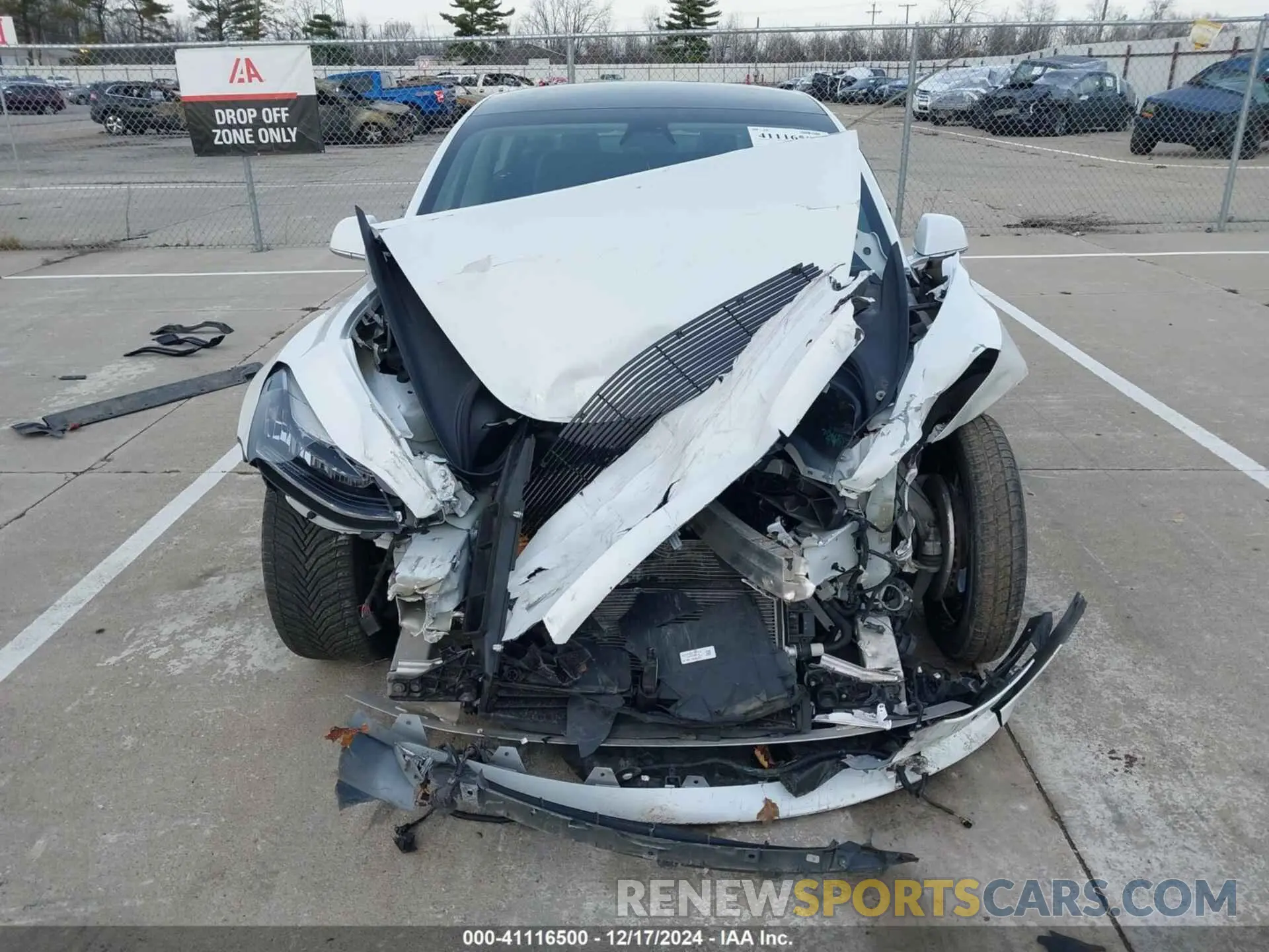 6 fotografías del automóvil dañado 5YJ3E1EB8KF510471 TESLA MODEL 3 2019