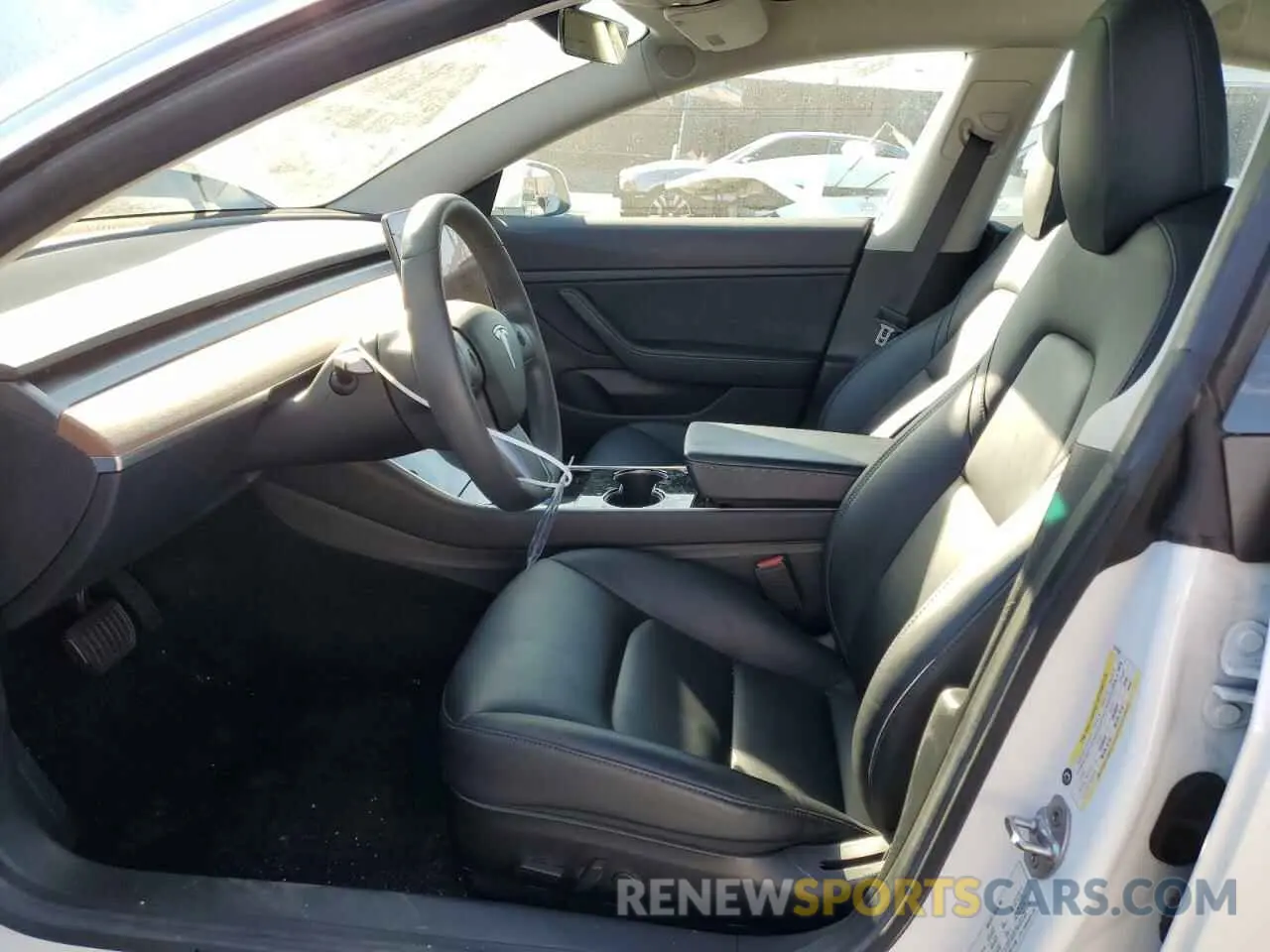 7 fotografías del automóvil dañado 5YJ3E1EB8KF511135 TESLA MODEL 3 2019