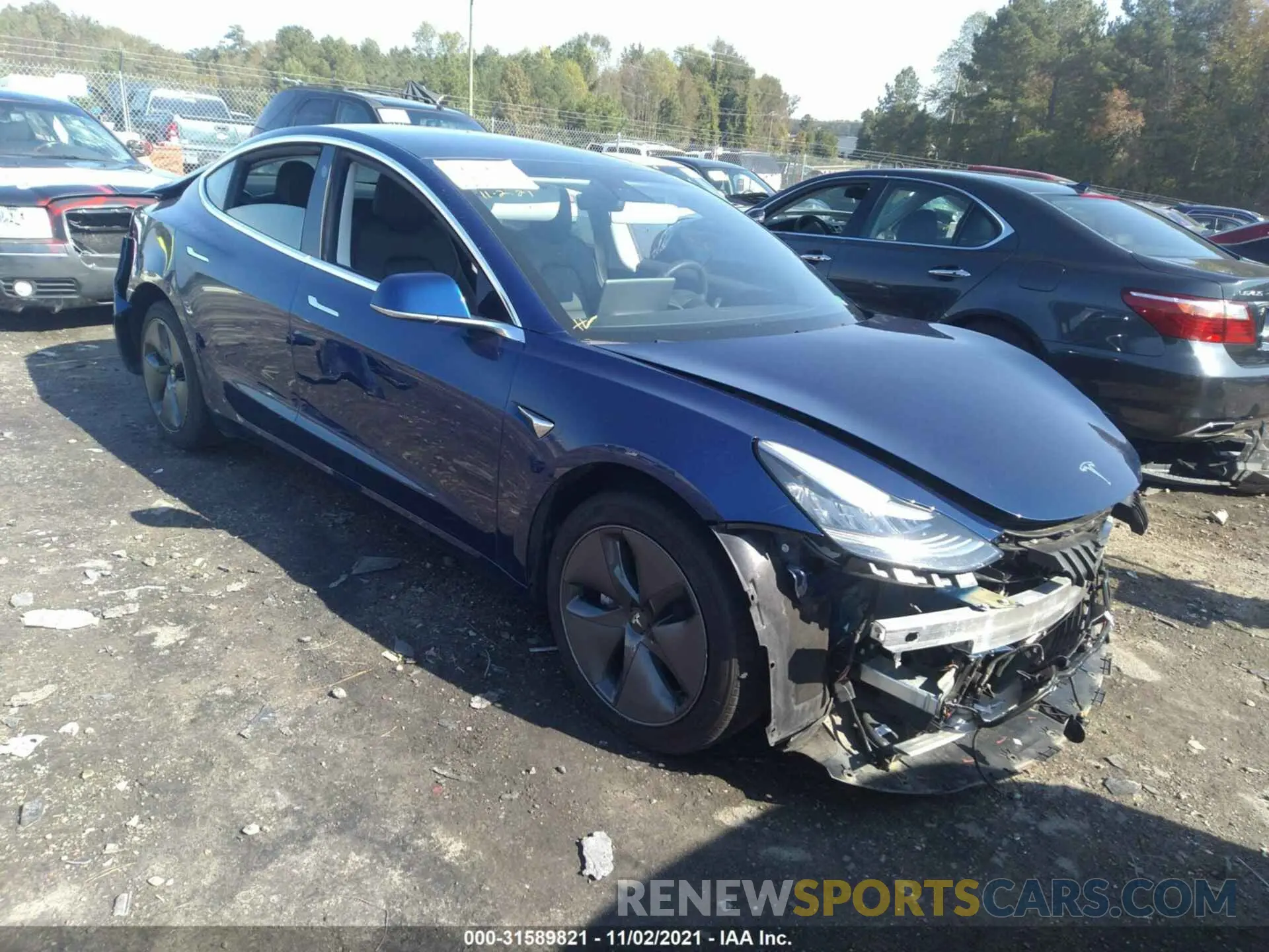 1 fotografías del automóvil dañado 5YJ3E1EB8KF533443 TESLA MODEL 3 2019