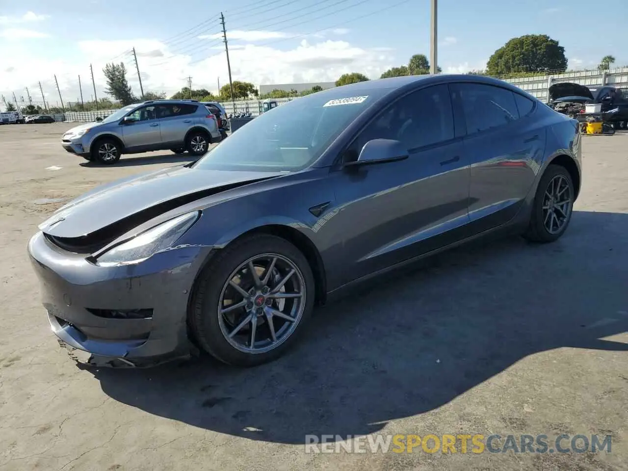 1 fotografías del automóvil dañado 5YJ3E1EB9KF191694 TESLA MODEL 3 2019