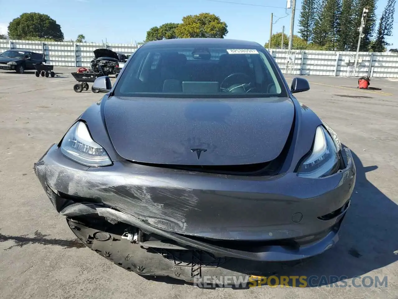 5 fotografías del automóvil dañado 5YJ3E1EB9KF191694 TESLA MODEL 3 2019
