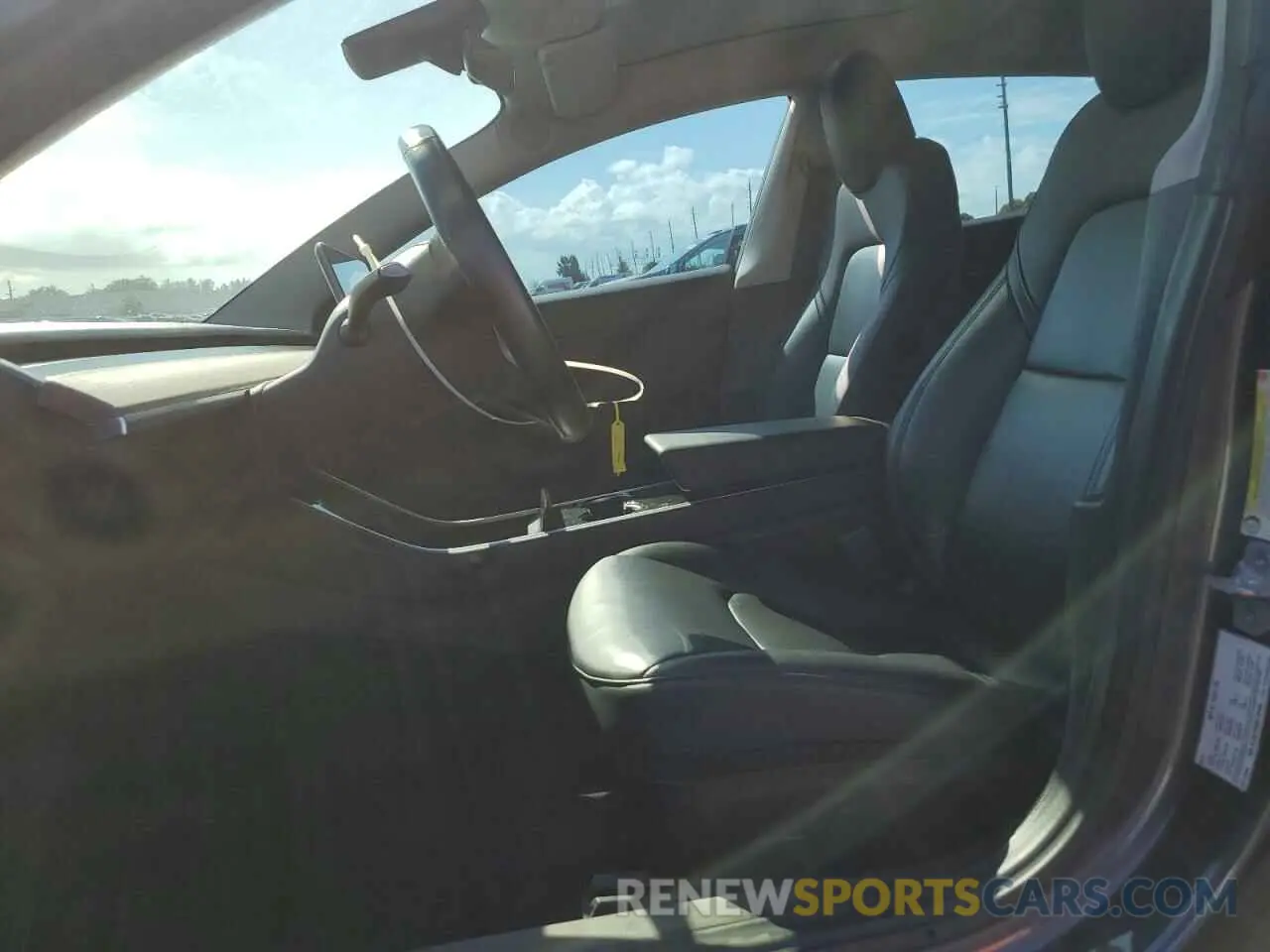 7 fotografías del automóvil dañado 5YJ3E1EB9KF191694 TESLA MODEL 3 2019