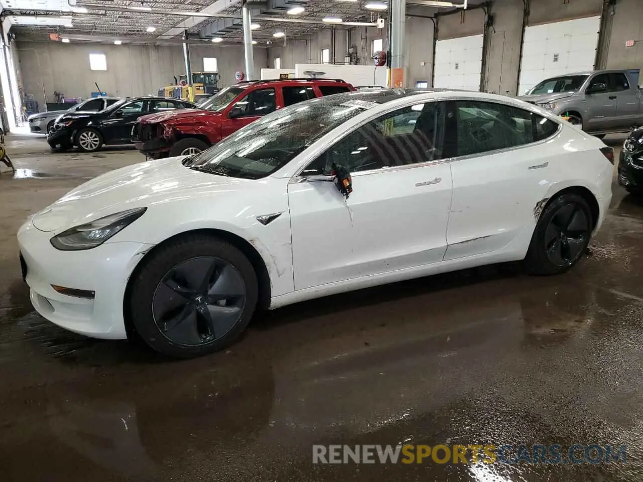 1 fotografías del automóvil dañado 5YJ3E1EB9KF211636 TESLA MODEL 3 2019