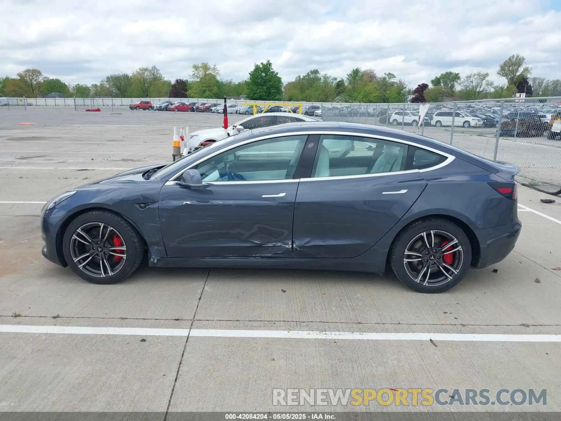 14 fotografías del automóvil dañado 5YJ3E1EB9KF230493 TESLA MODEL 3 2019