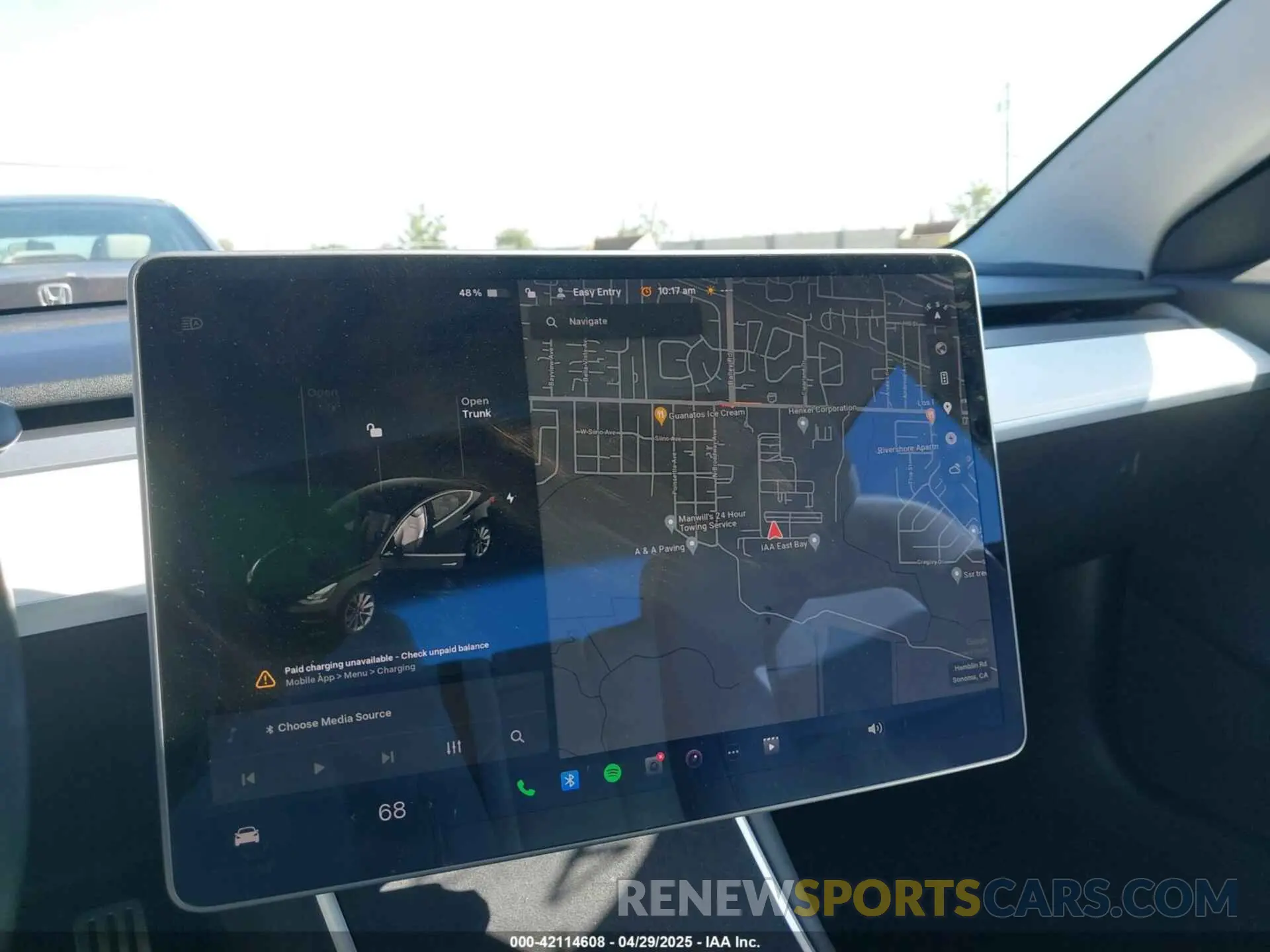 19 fotografías del automóvil dañado 5YJ3E1EB9KF231742 TESLA MODEL 3 2019