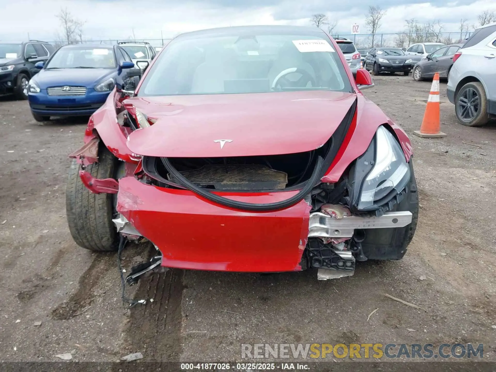 12 fotografías del automóvil dañado 5YJ3E1EB9KF365960 TESLA MODEL 3 2019