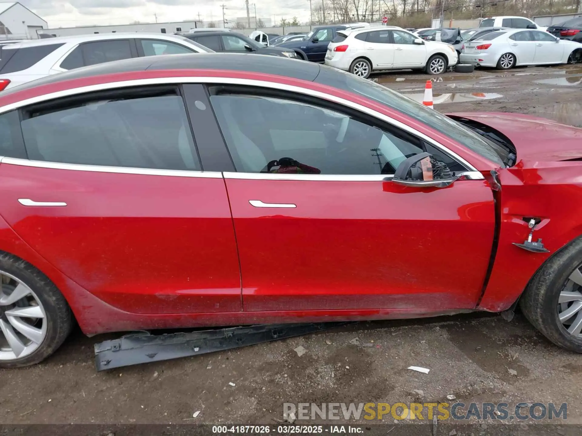 13 fotografías del automóvil dañado 5YJ3E1EB9KF365960 TESLA MODEL 3 2019