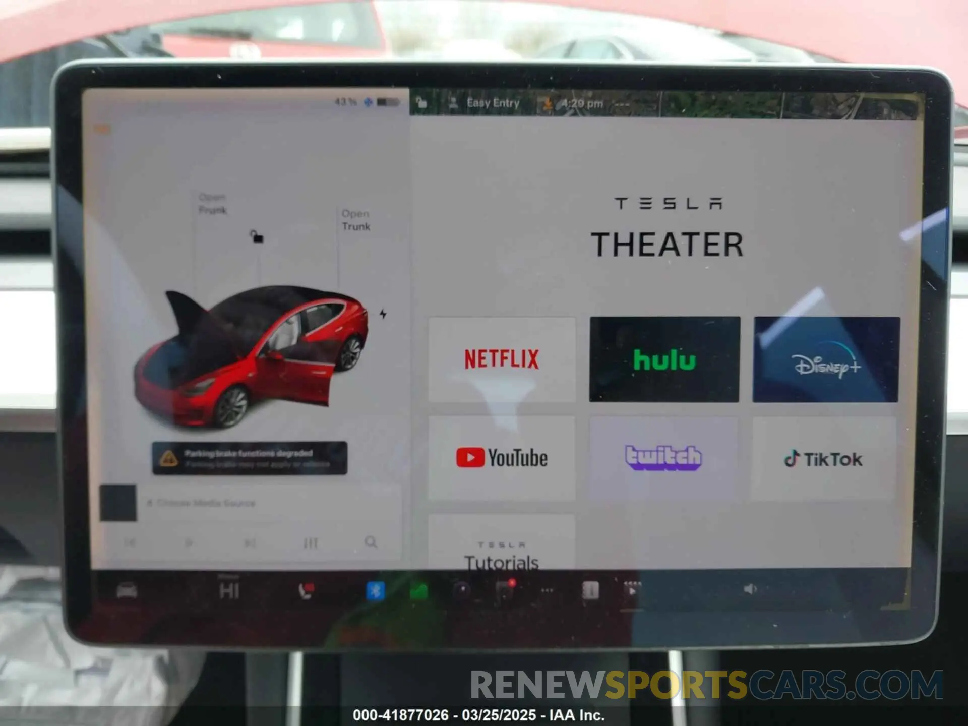 18 fotografías del automóvil dañado 5YJ3E1EB9KF365960 TESLA MODEL 3 2019