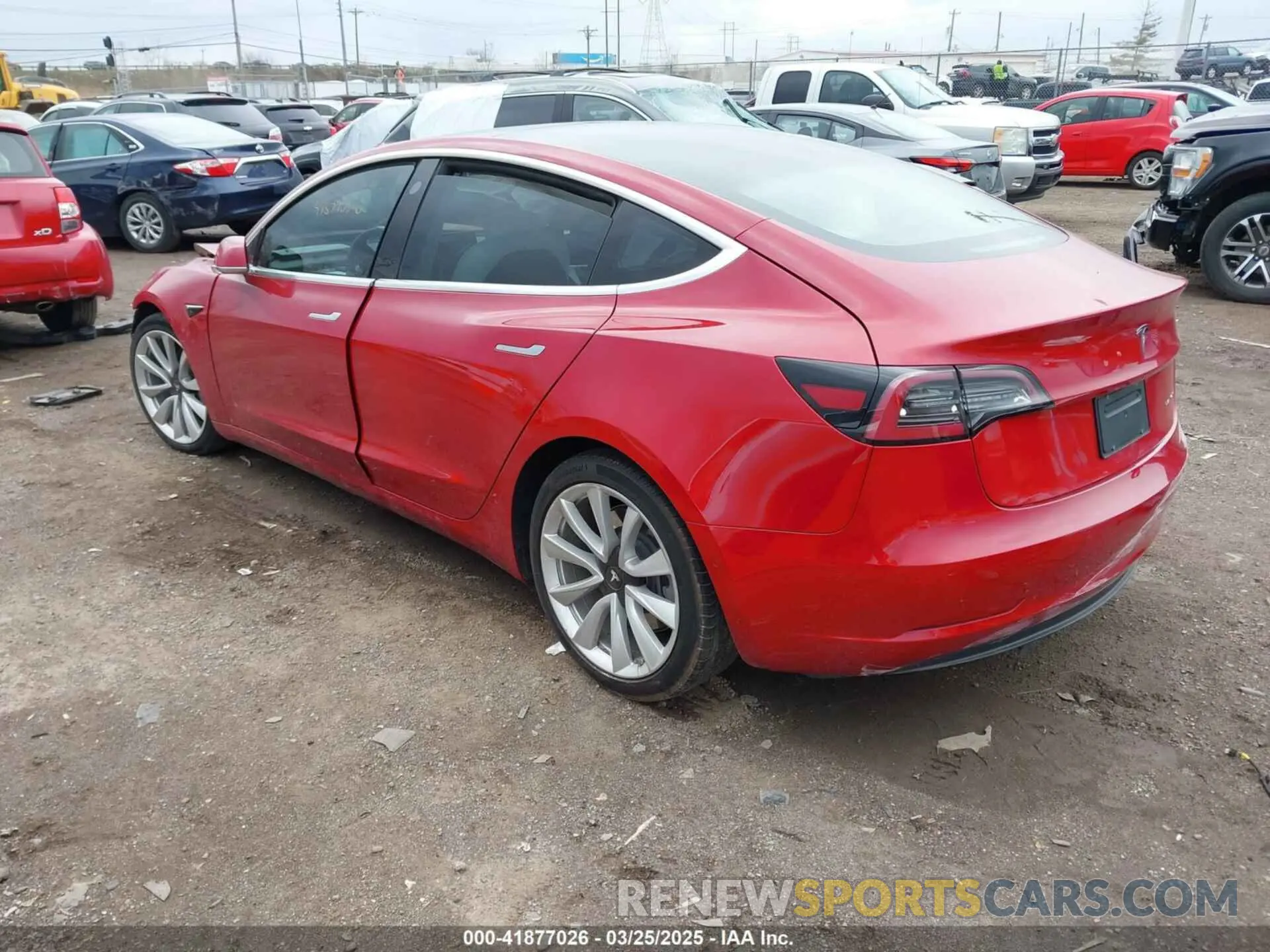 3 fotografías del automóvil dañado 5YJ3E1EB9KF365960 TESLA MODEL 3 2019