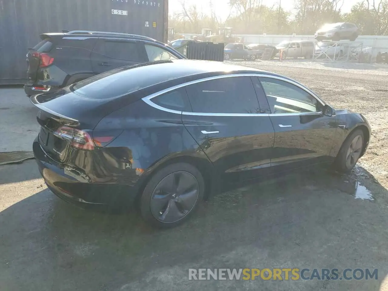 3 fotografías del automóvil dañado 5YJ3E1EB9KF384282 TESLA MODEL 3 2019