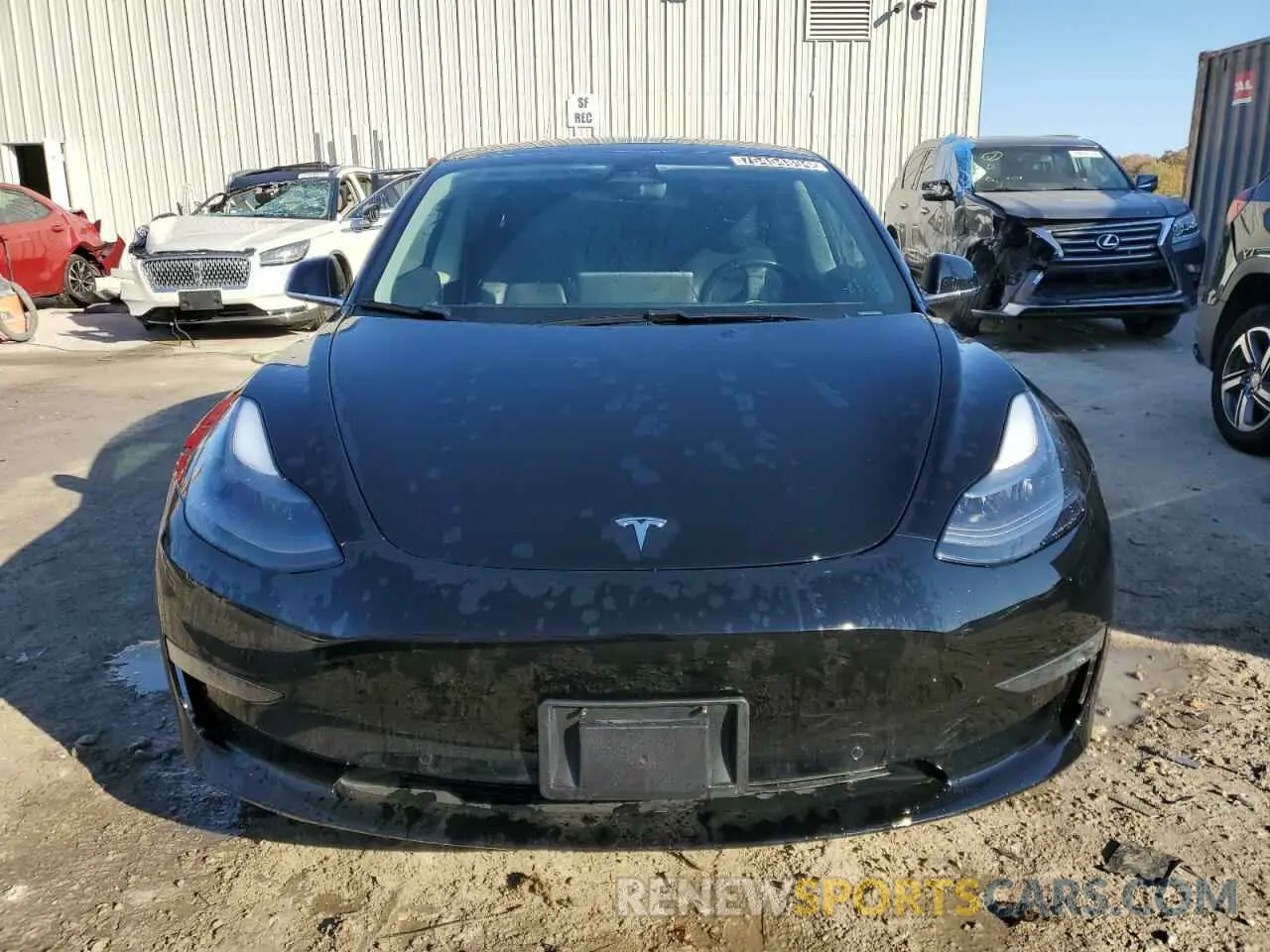 5 fotografías del automóvil dañado 5YJ3E1EB9KF384282 TESLA MODEL 3 2019